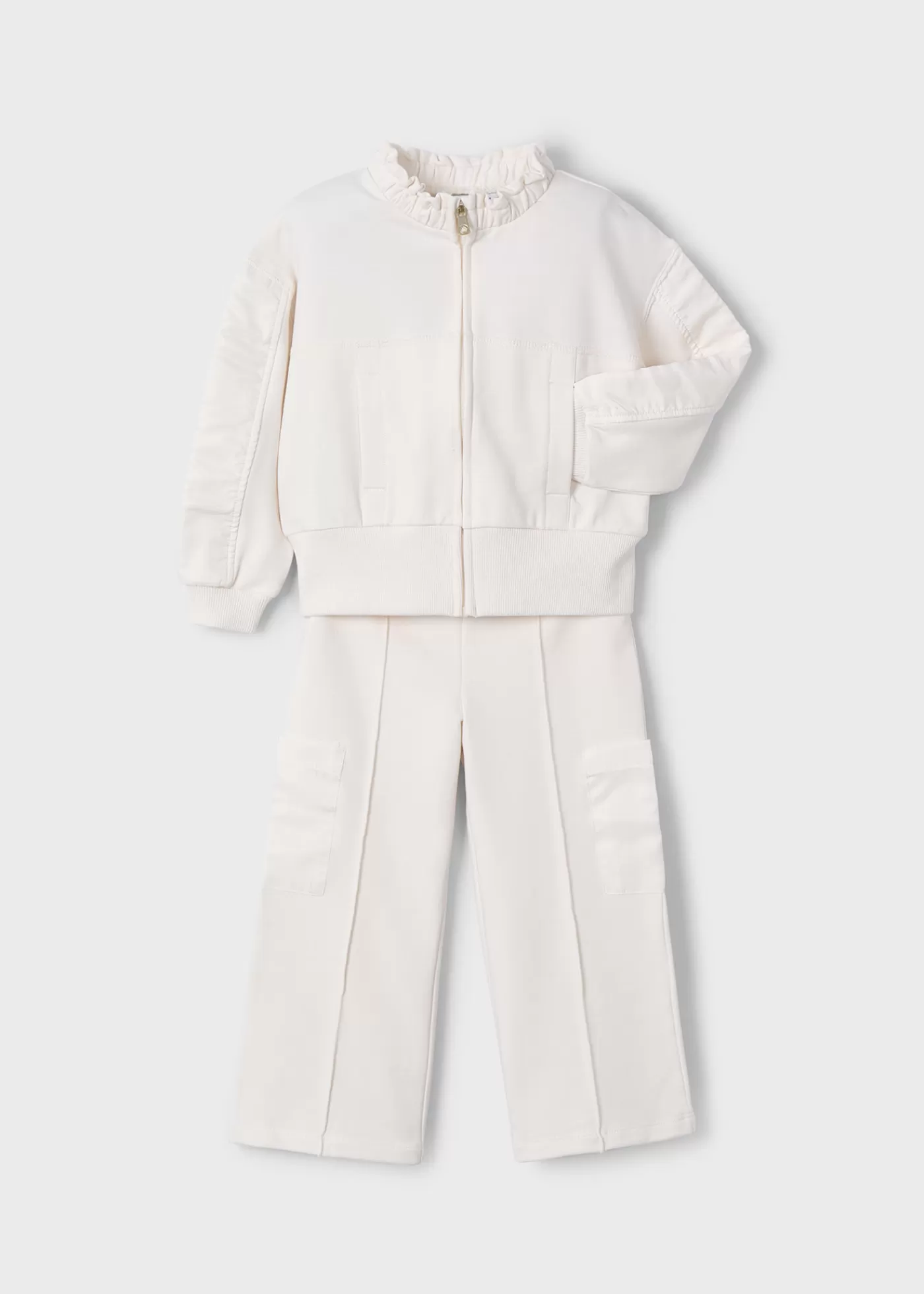 Mayoral Boy Contrast Tracksuit Bone Fashion