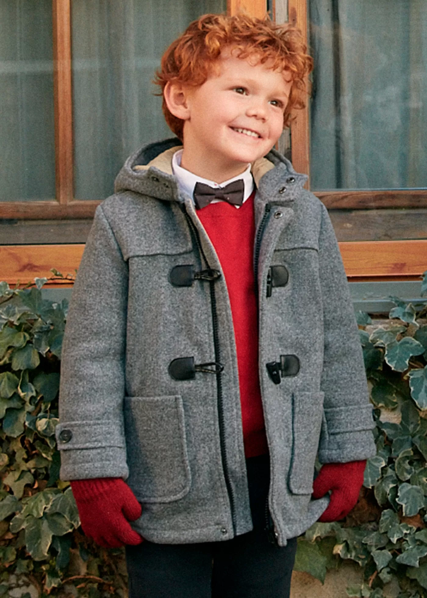 Mayoral Boy Duffle Coat Ashheather Discount