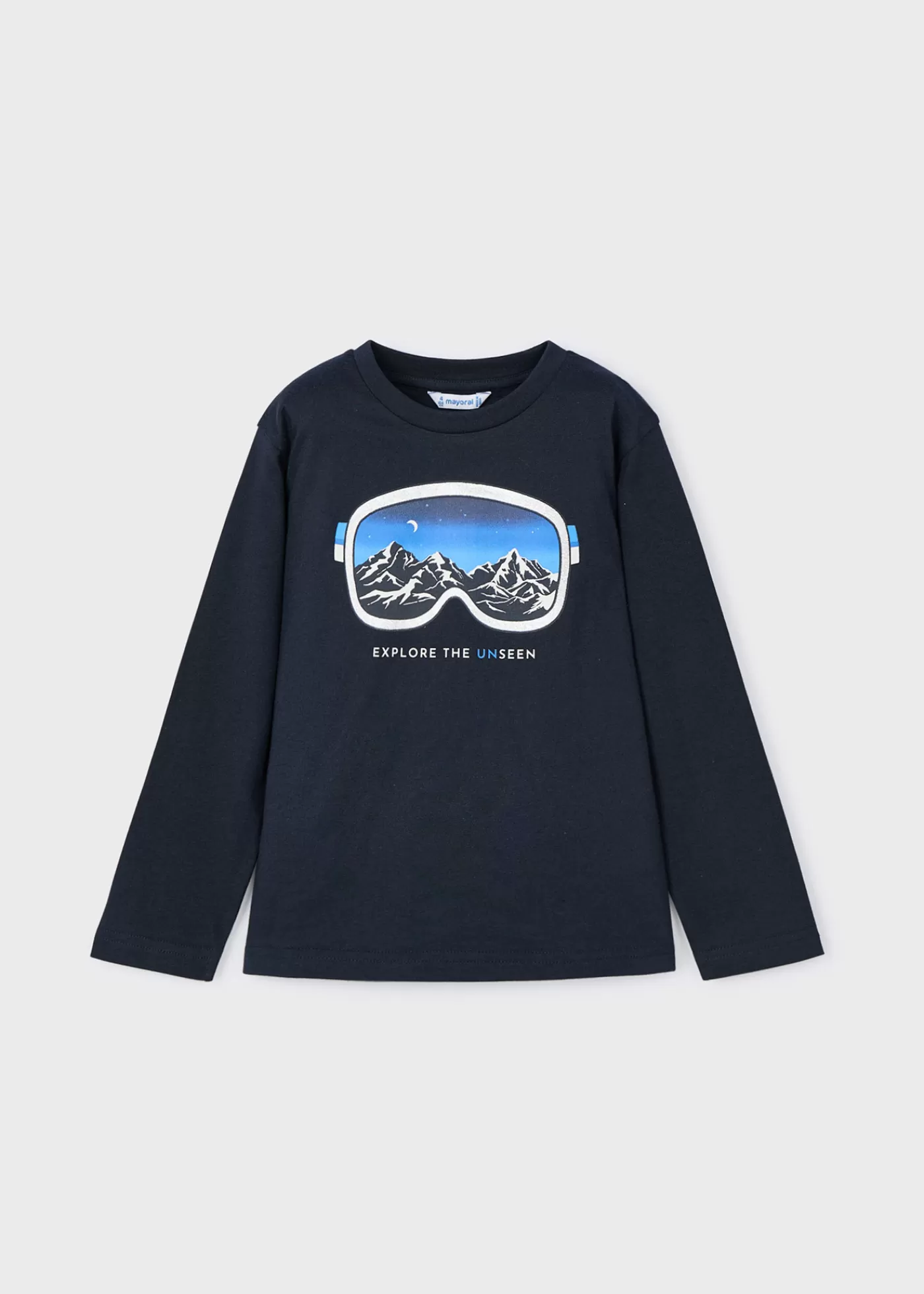 Mayoral Boy Goggles Print T-Shirt Navy Best