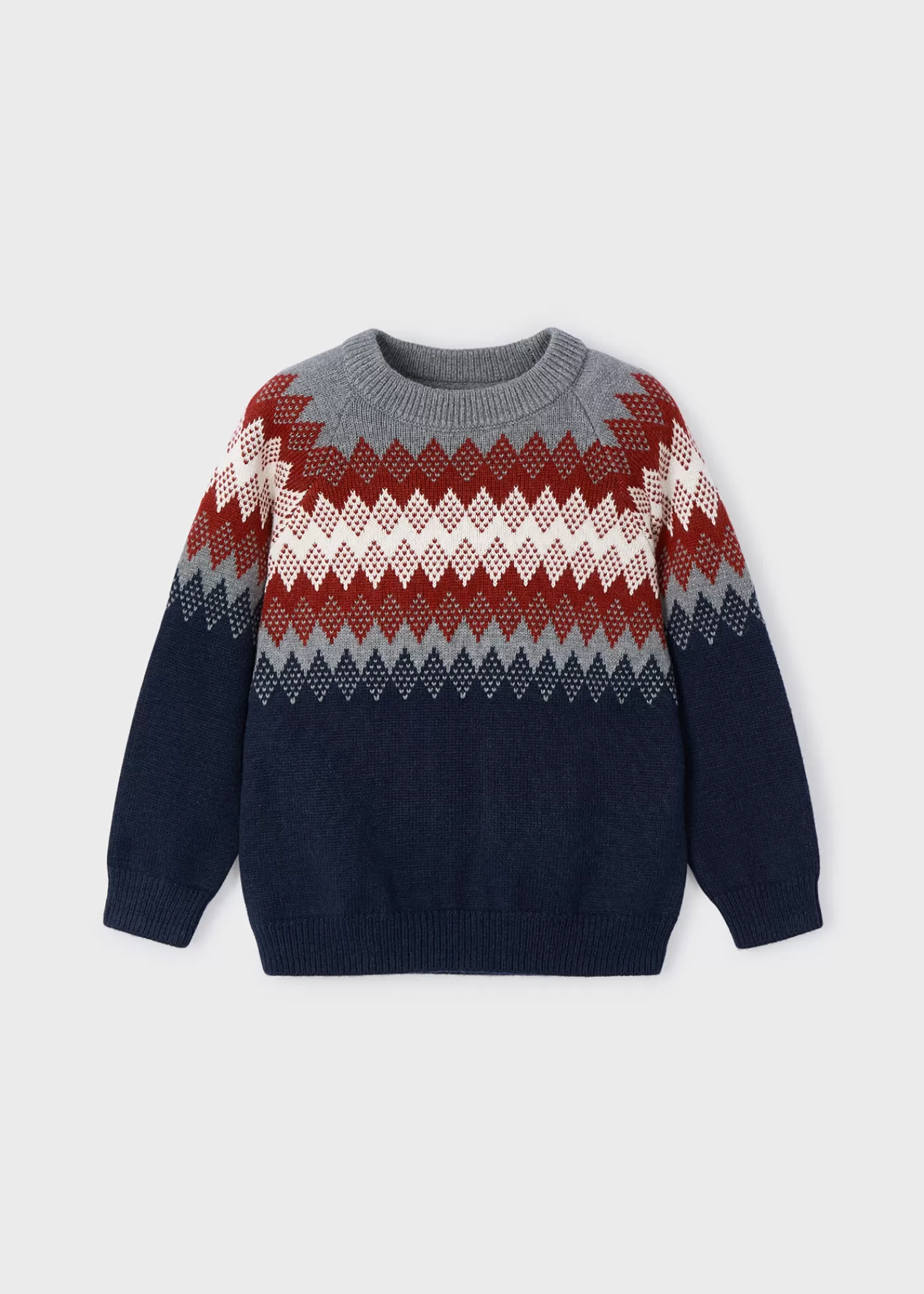 Mayoral Boy Jacquard Sweater Navyblue Shop