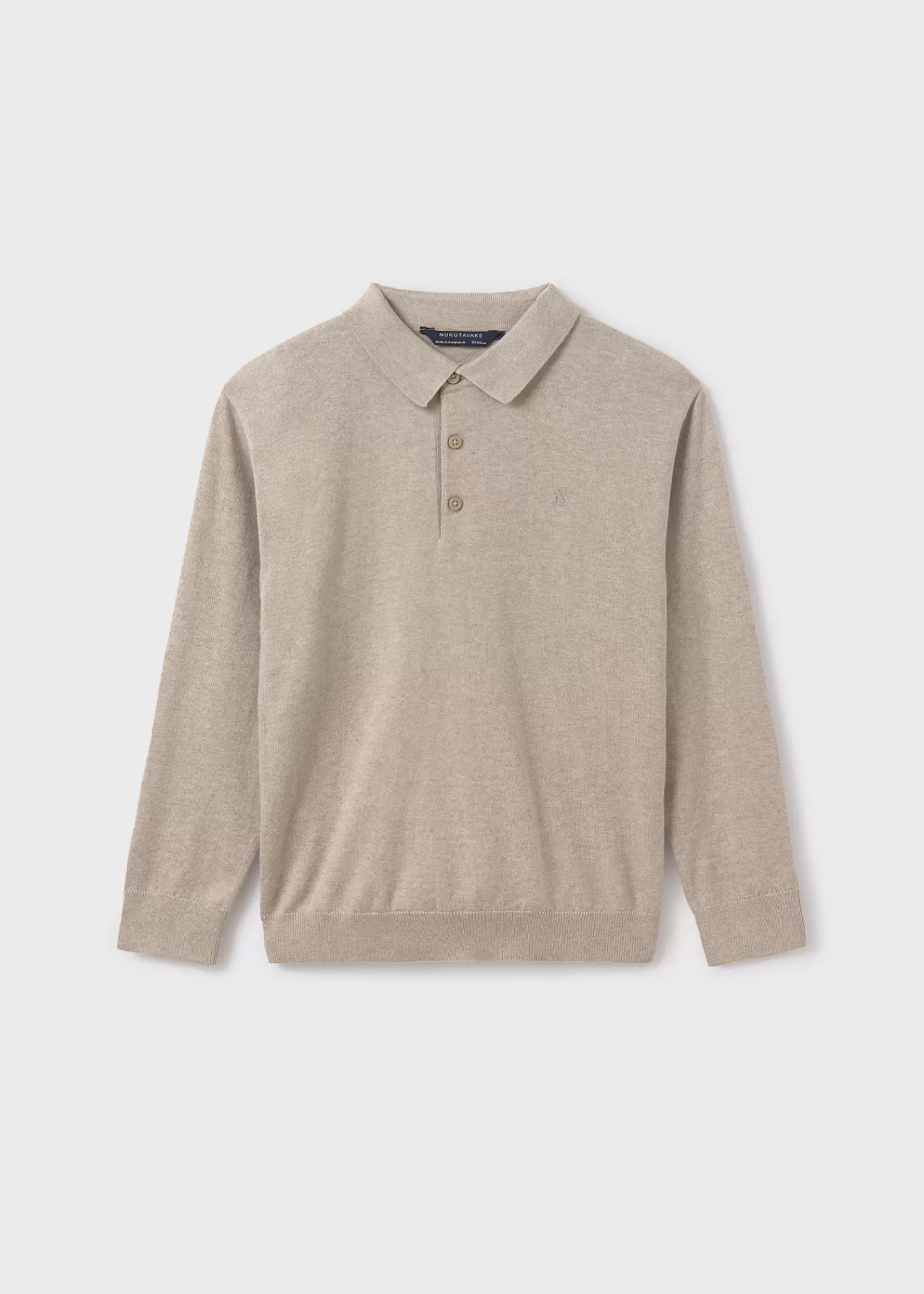 Mayoral Boy Knit Polo Shirt Sandheather Flash Sale