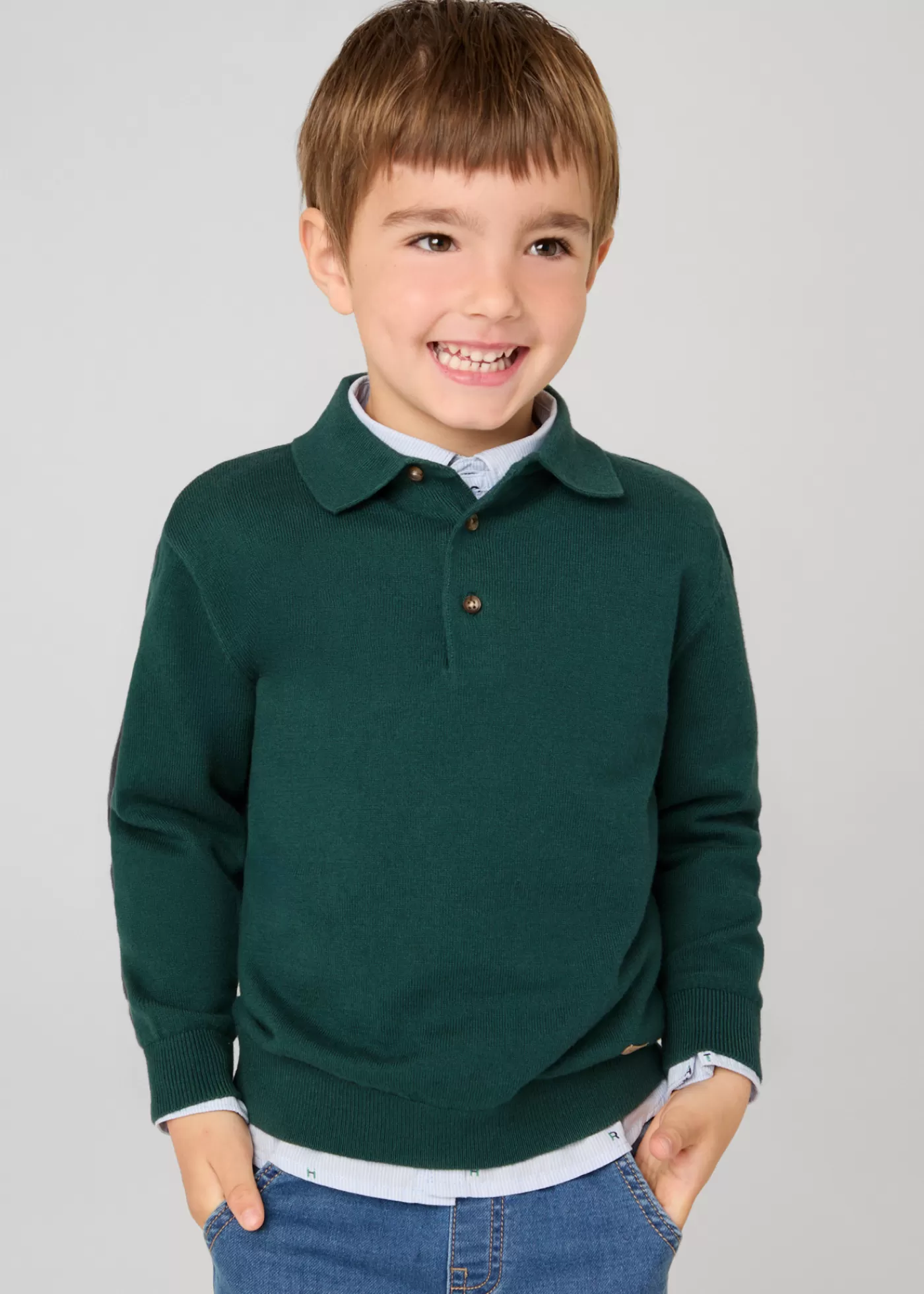 Mayoral Boy Knit Polo Shirt 0 Best