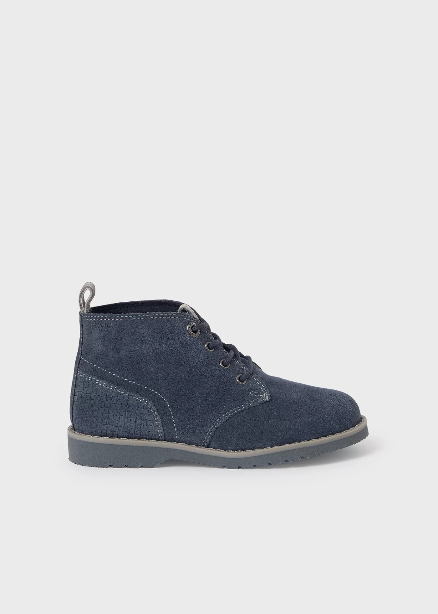 Mayoral Boy Lace-Up Suede Ankle Boots Navyblue Outlet