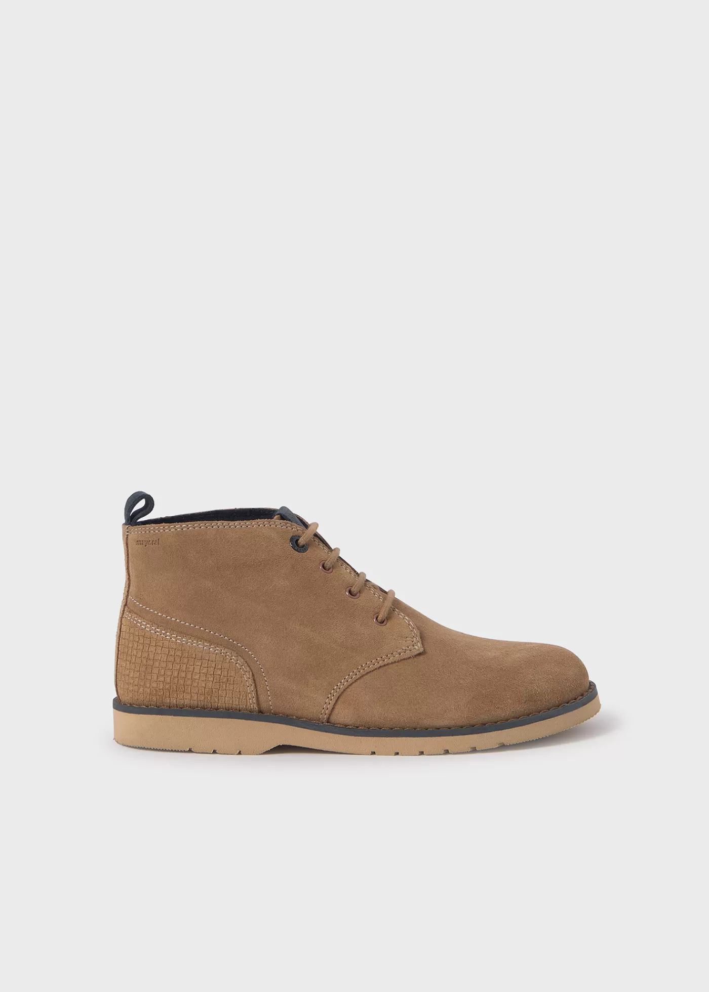 Mayoral Boy Lace-Up Suede Ankle Boots Camel Best Sale