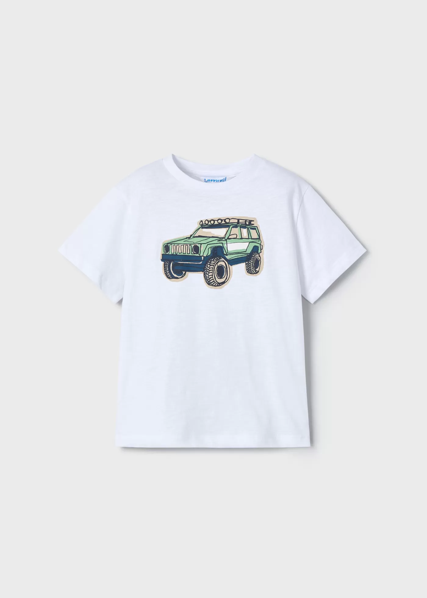 Mayoral Boy Off-Road Graphic T-Shirt White Shop