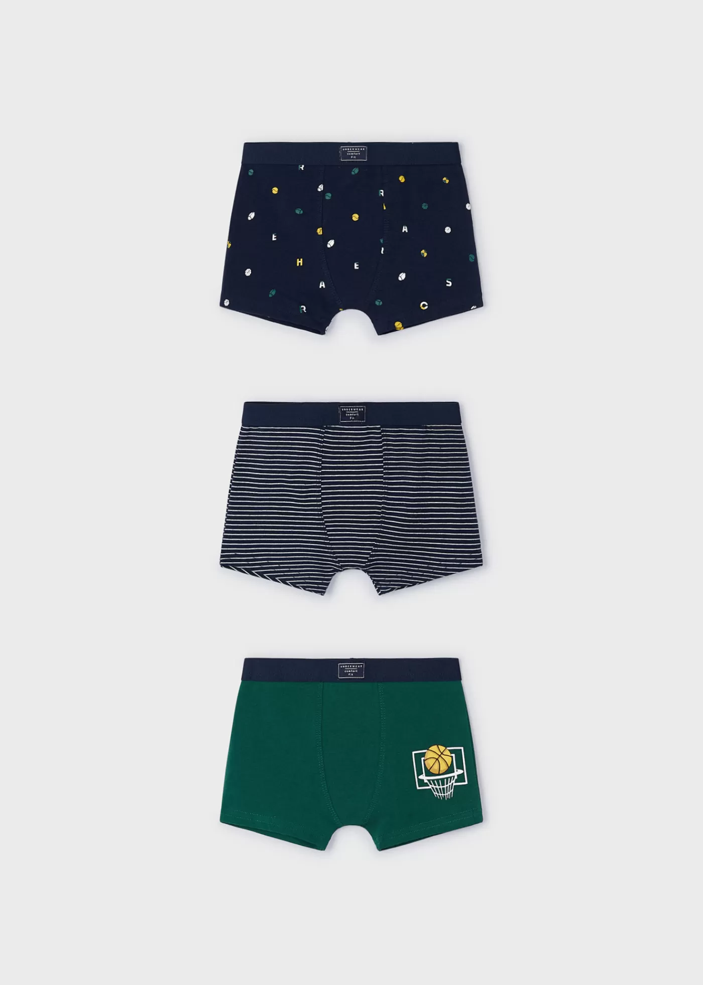 Mayoral Boy Set of 3 Boxers Alpine Best Sale