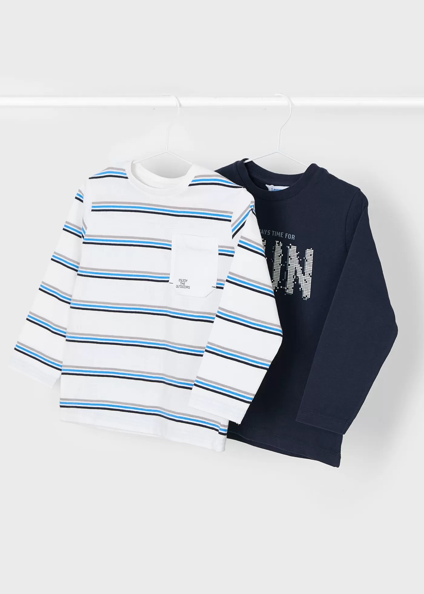 Mayoral Boy Set of 2 T-Shirts Navy Outlet