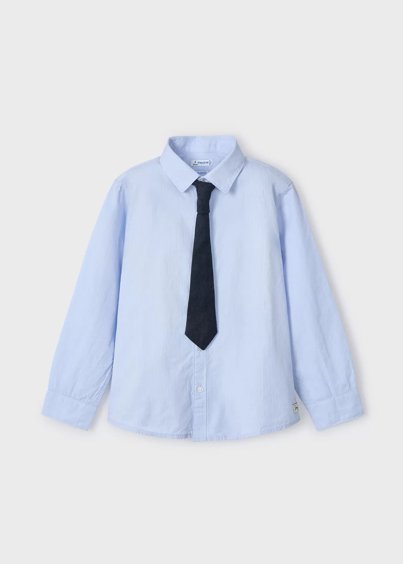 Mayoral Boy Shirt with Tie Skyblue Store