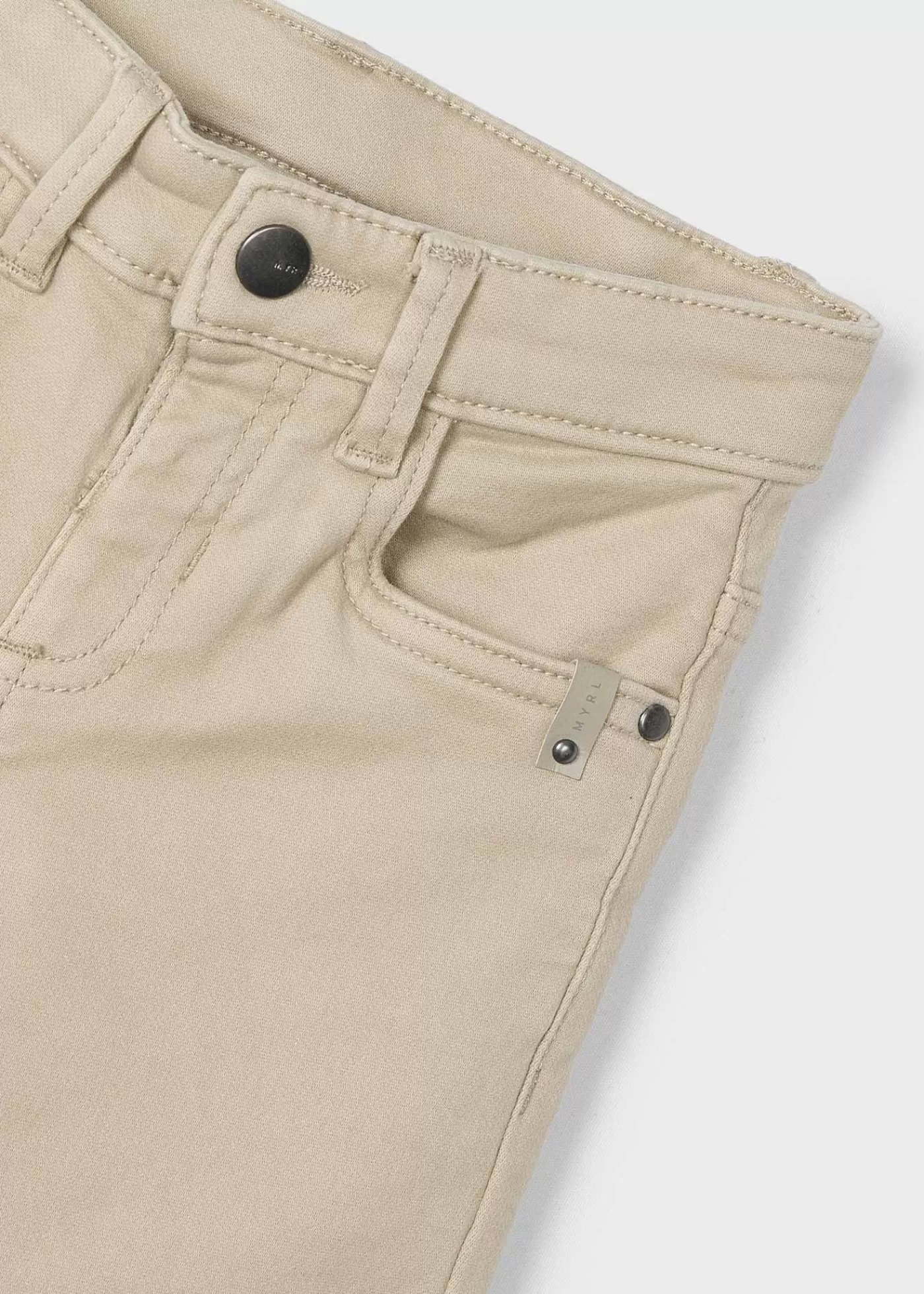 Mayoral Boy Slim Fit Pants Sand Outlet