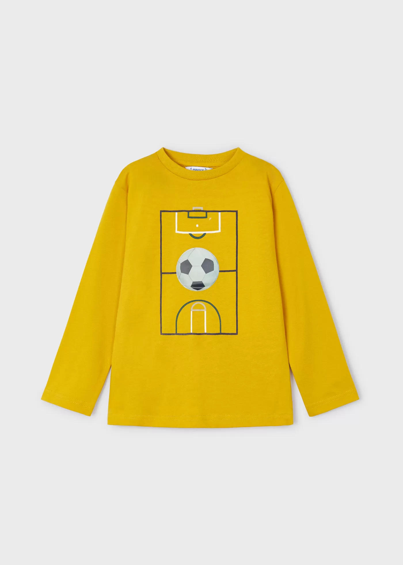 Mayoral Boy Soccer Print T-Shirt Pollen Best