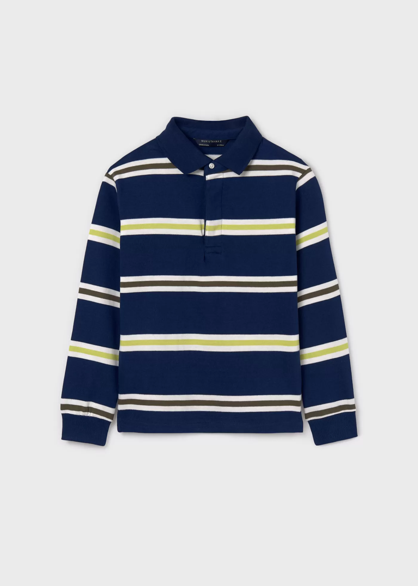 Mayoral Boy Striped Polo Shirt Lagoon Best