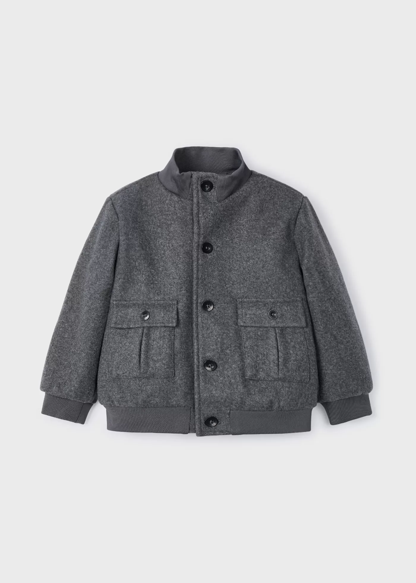 Mayoral Boy Wool Jacket Pencilgreyheather Store