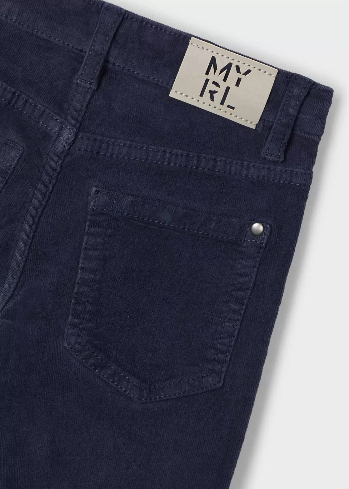 Mayoral Corduroy slim fit pants boys Navyblue Sale