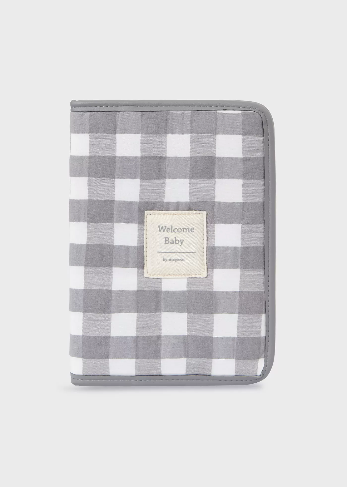 Mayoral Document Holder Vichy Print Charcoal Store