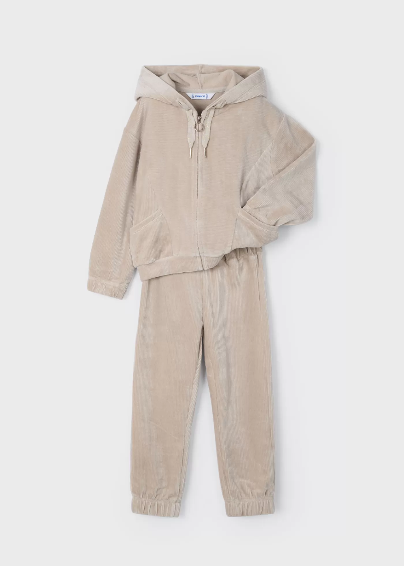 Mayoral Girl 2 Piece Corduroy Tracksuit Sepia Sale