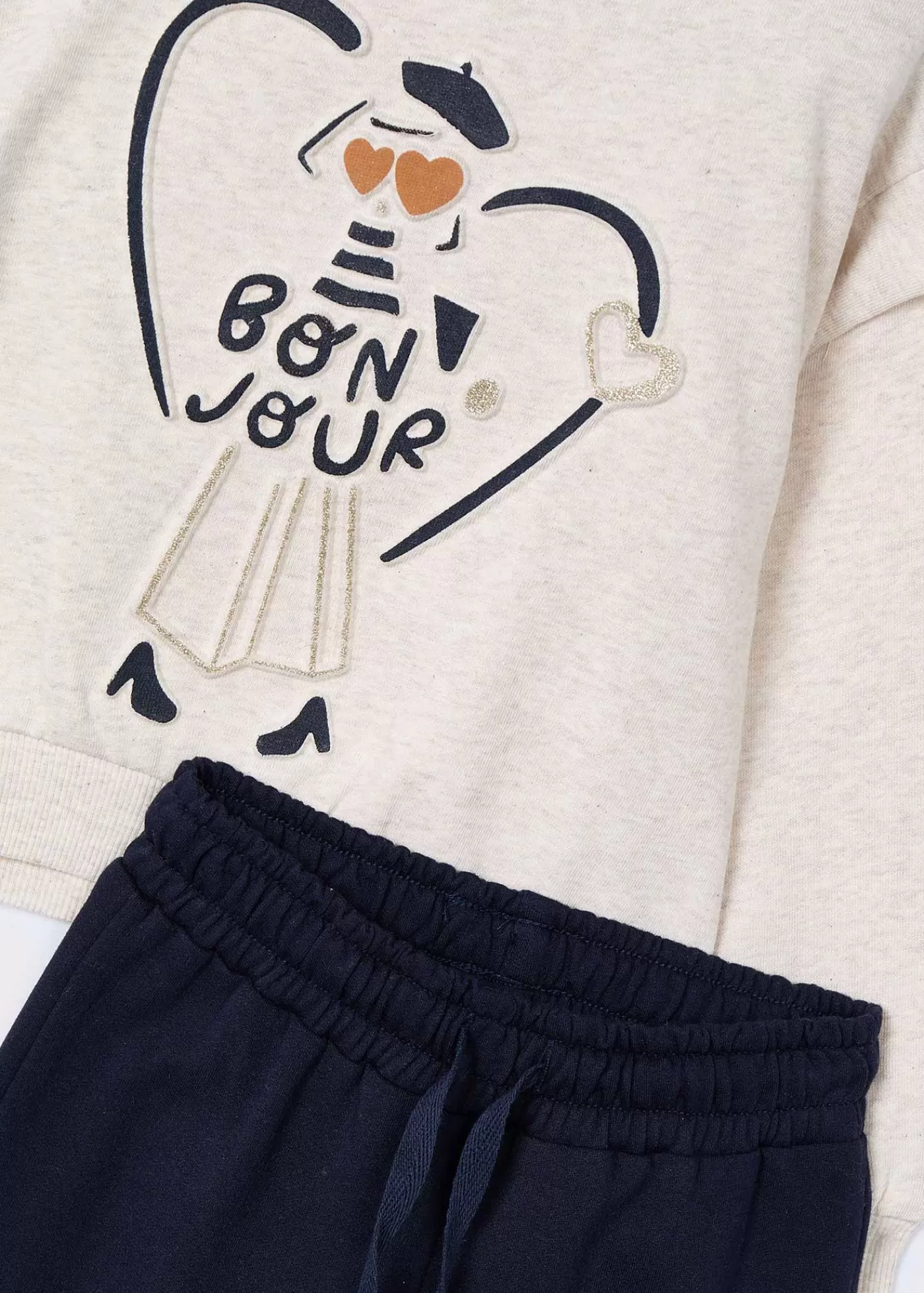 Mayoral Girl 2 Piece Heart Tracksuit Navyblue Sale