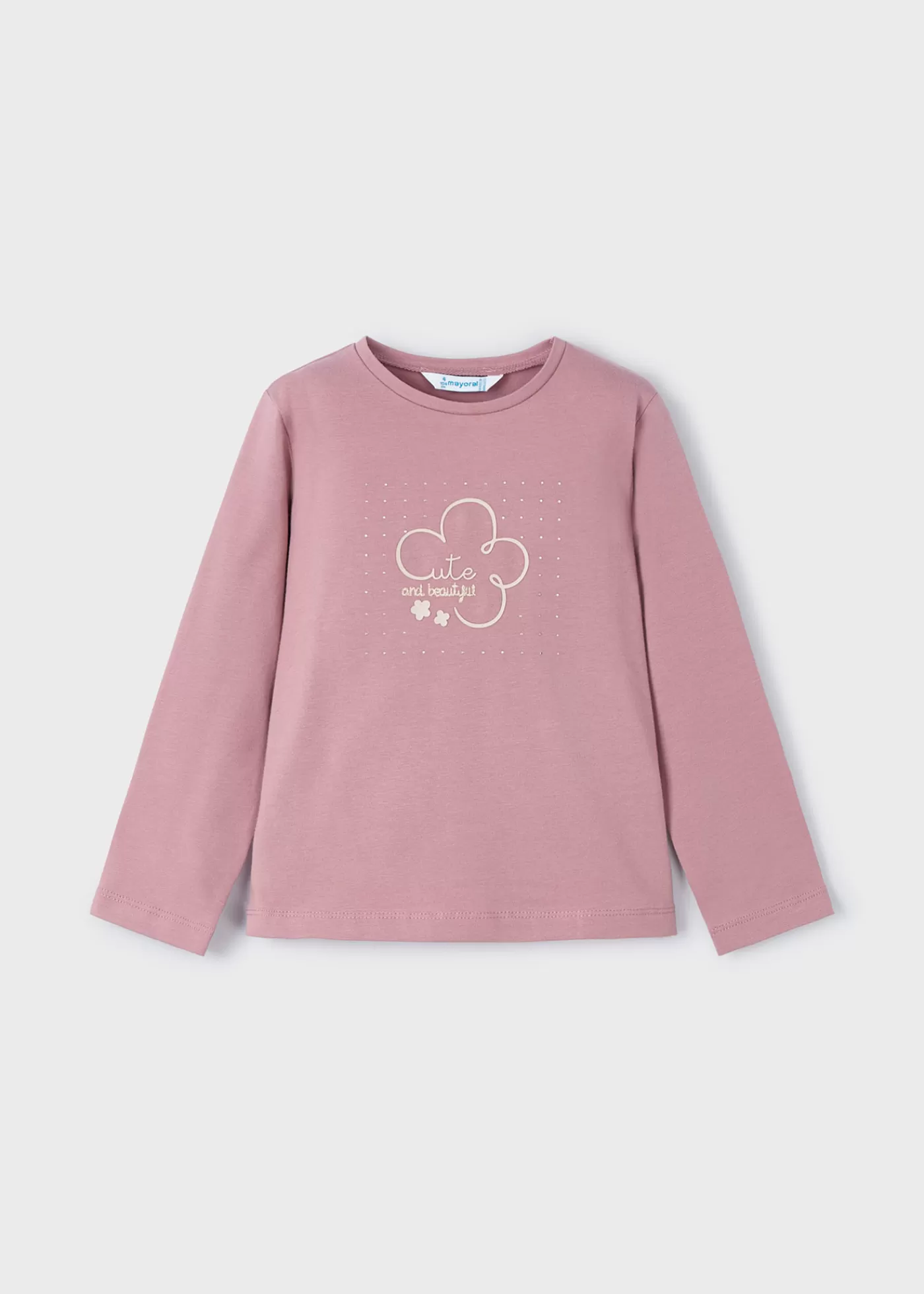 Mayoral Girl Basic Flower T-Shirt Rosy Store