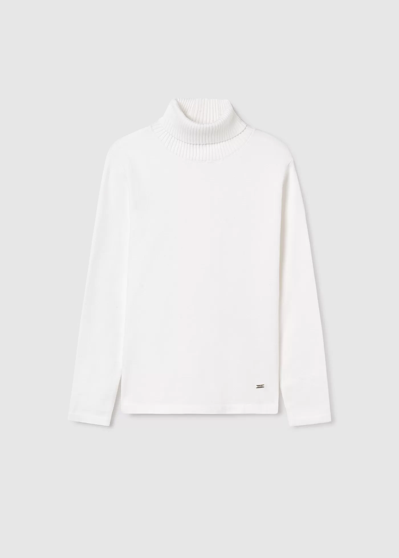 Mayoral Girl Basic Turtleneck Sweater Offwhite Fashion