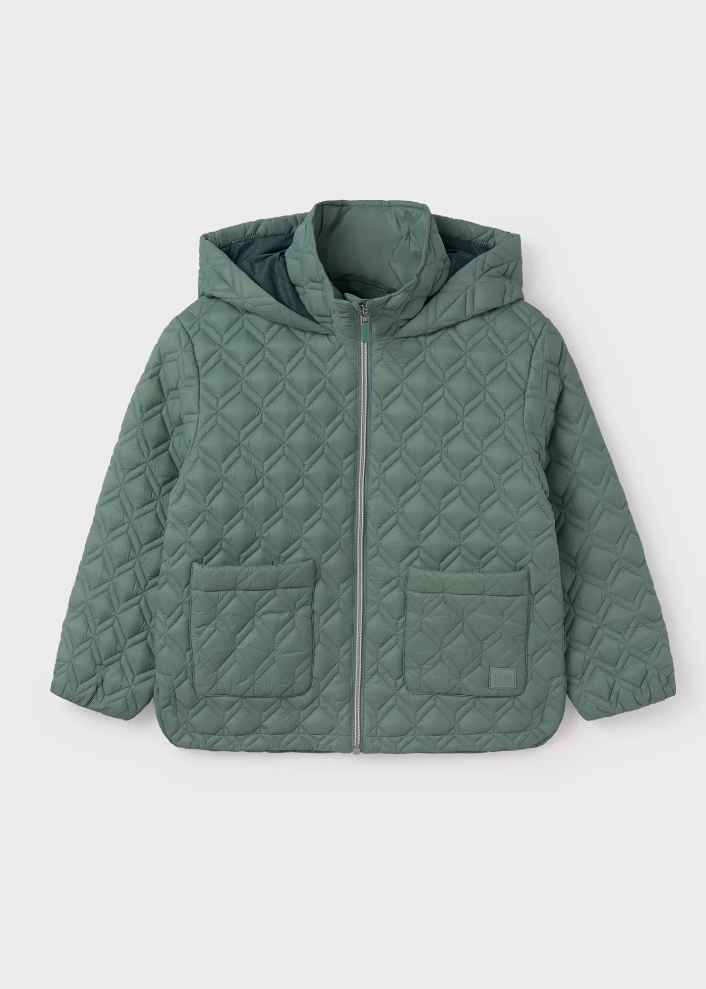 Mayoral Girl Diamond Quilted Coat Moss Sale