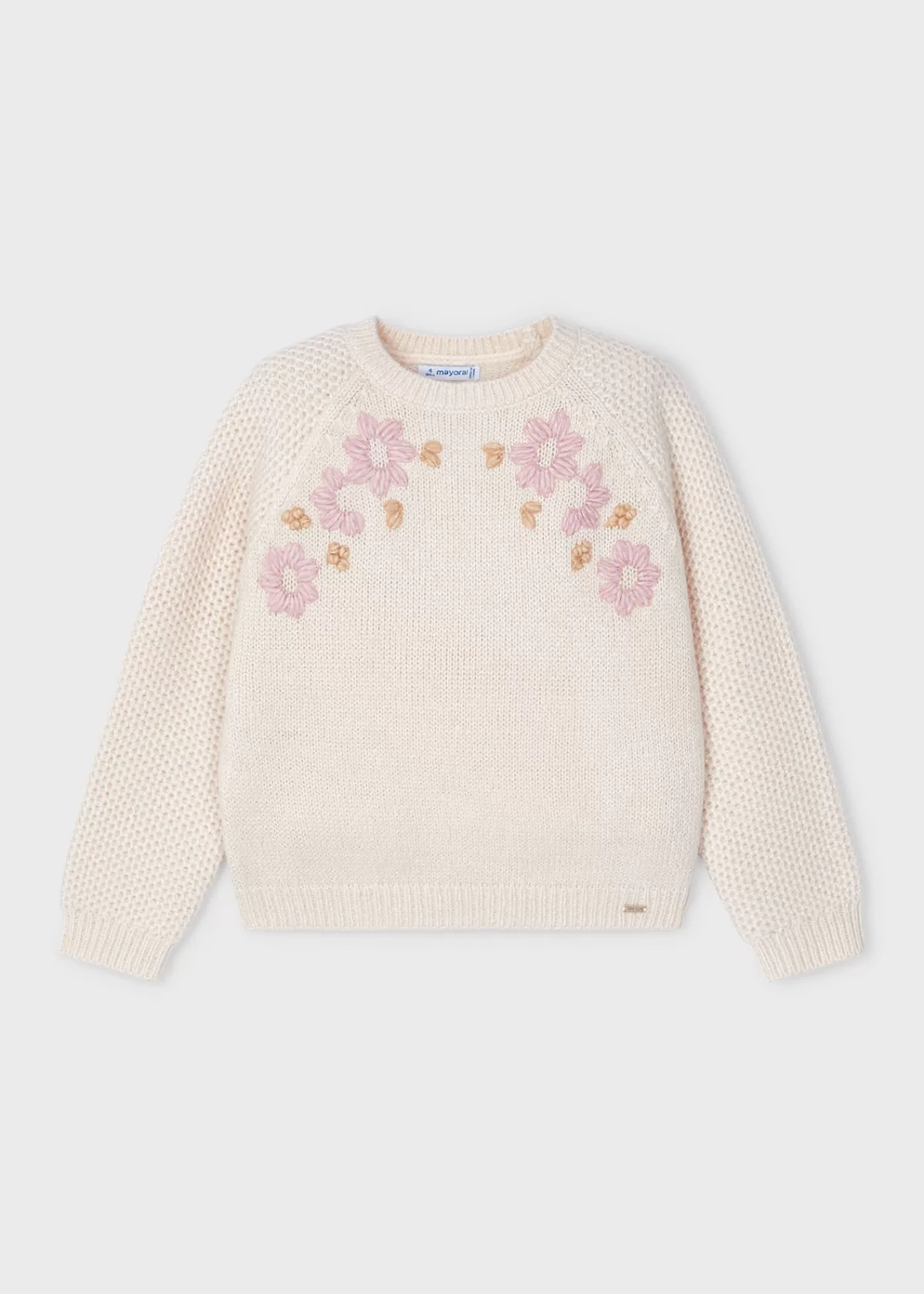 Mayoral Girl Embroidered Flower Sweater Jengibre Shop