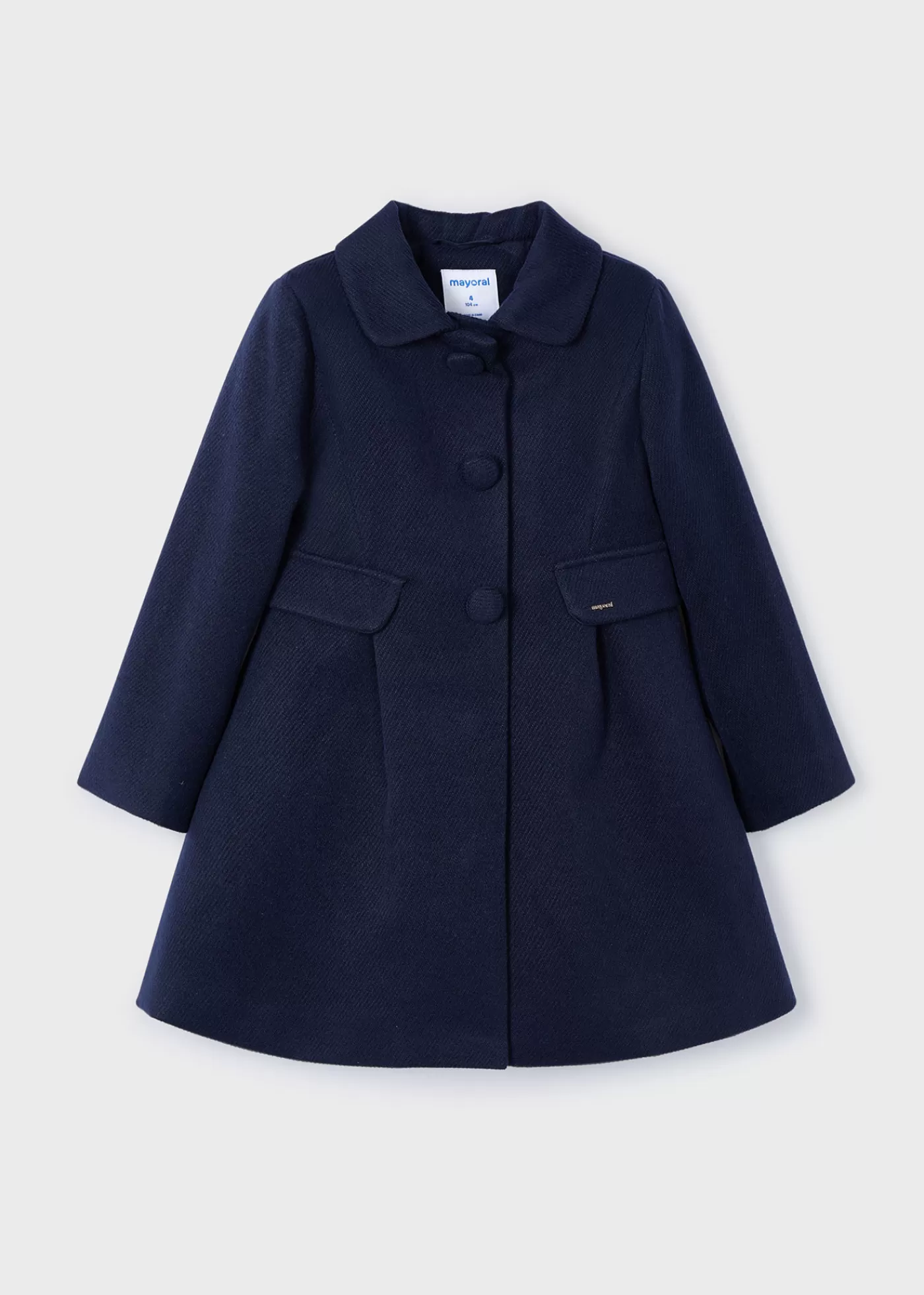 Mayoral Girl Formal Coat Navyblue Cheap