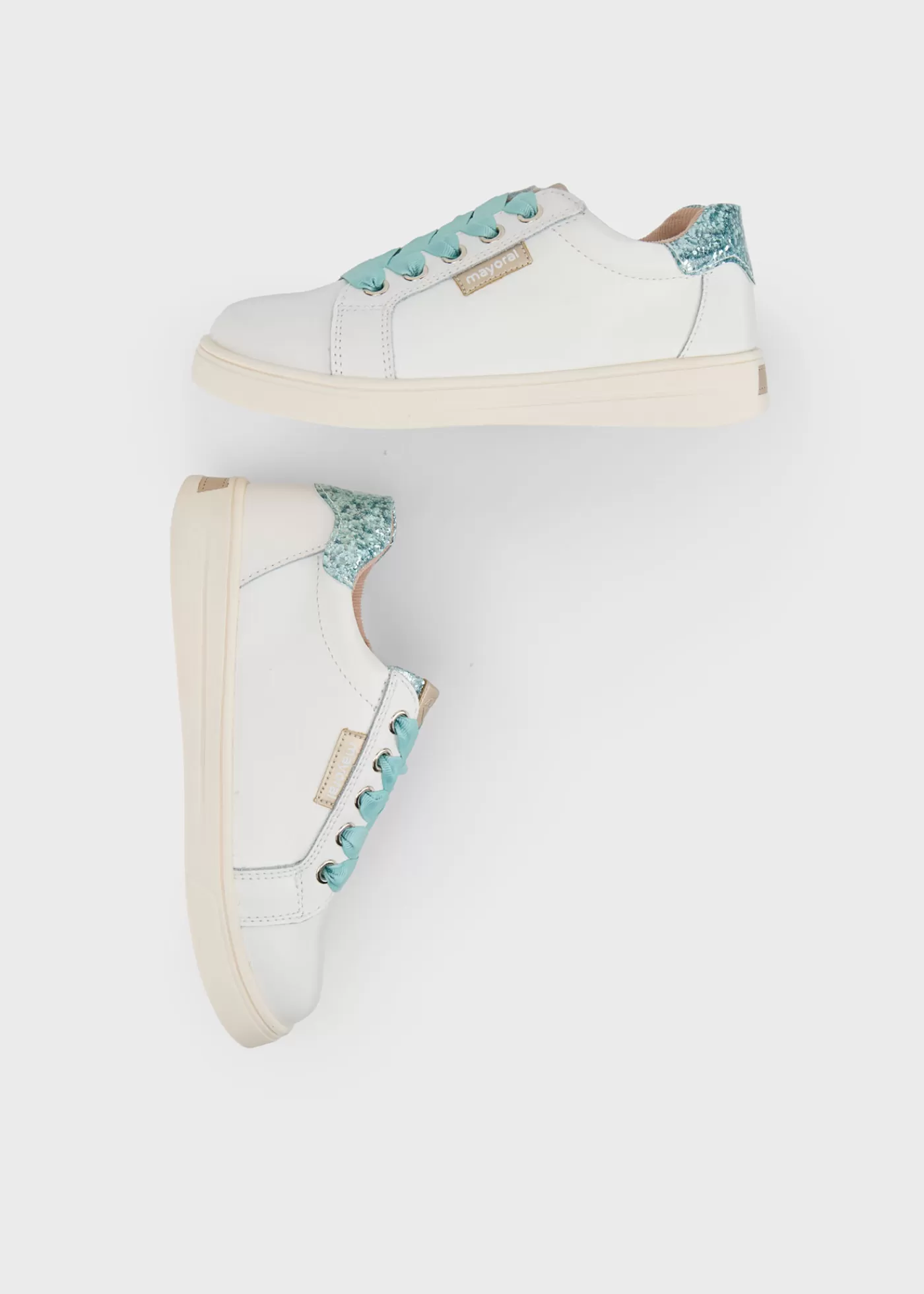 Mayoral Girl Glitter Sneakers White-Jade Store