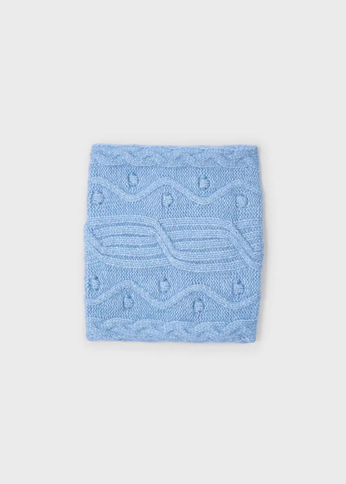 Mayoral Girl Knit Neck Warmer Lightblue Online