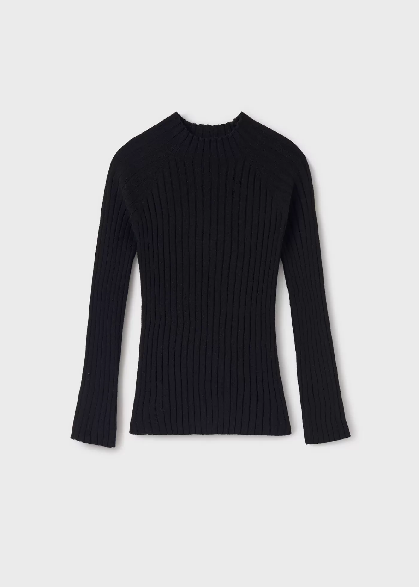 Mayoral Girl Knit Turtleneck Black Hot