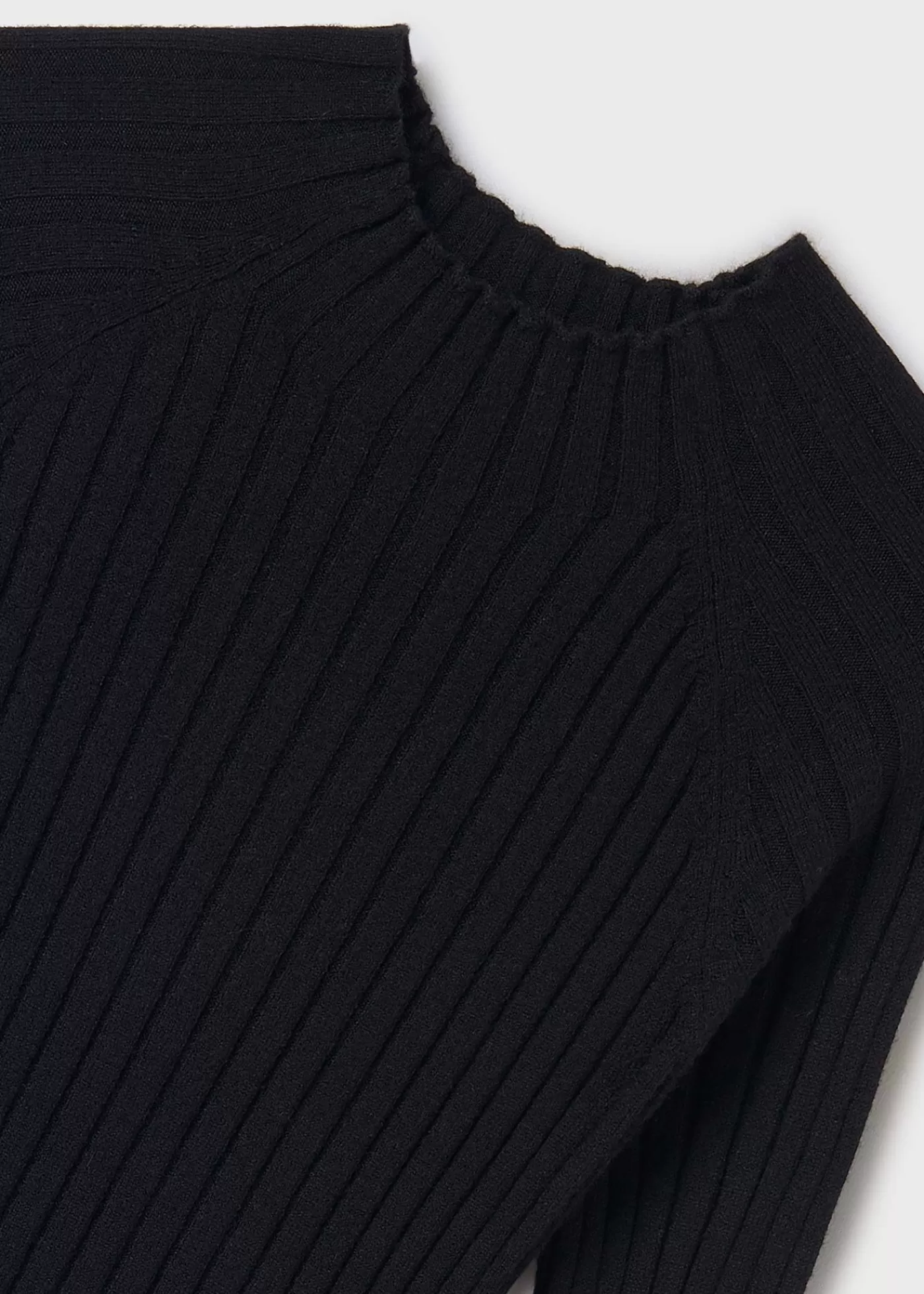 Mayoral Girl Knit Turtleneck Black Hot