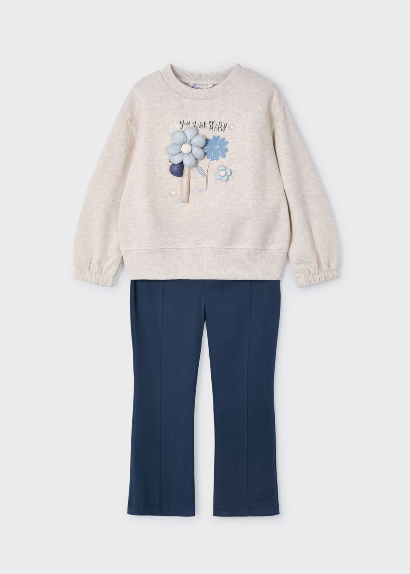 Mayoral Girl Leggings and Sweatshirt Set Stone Online