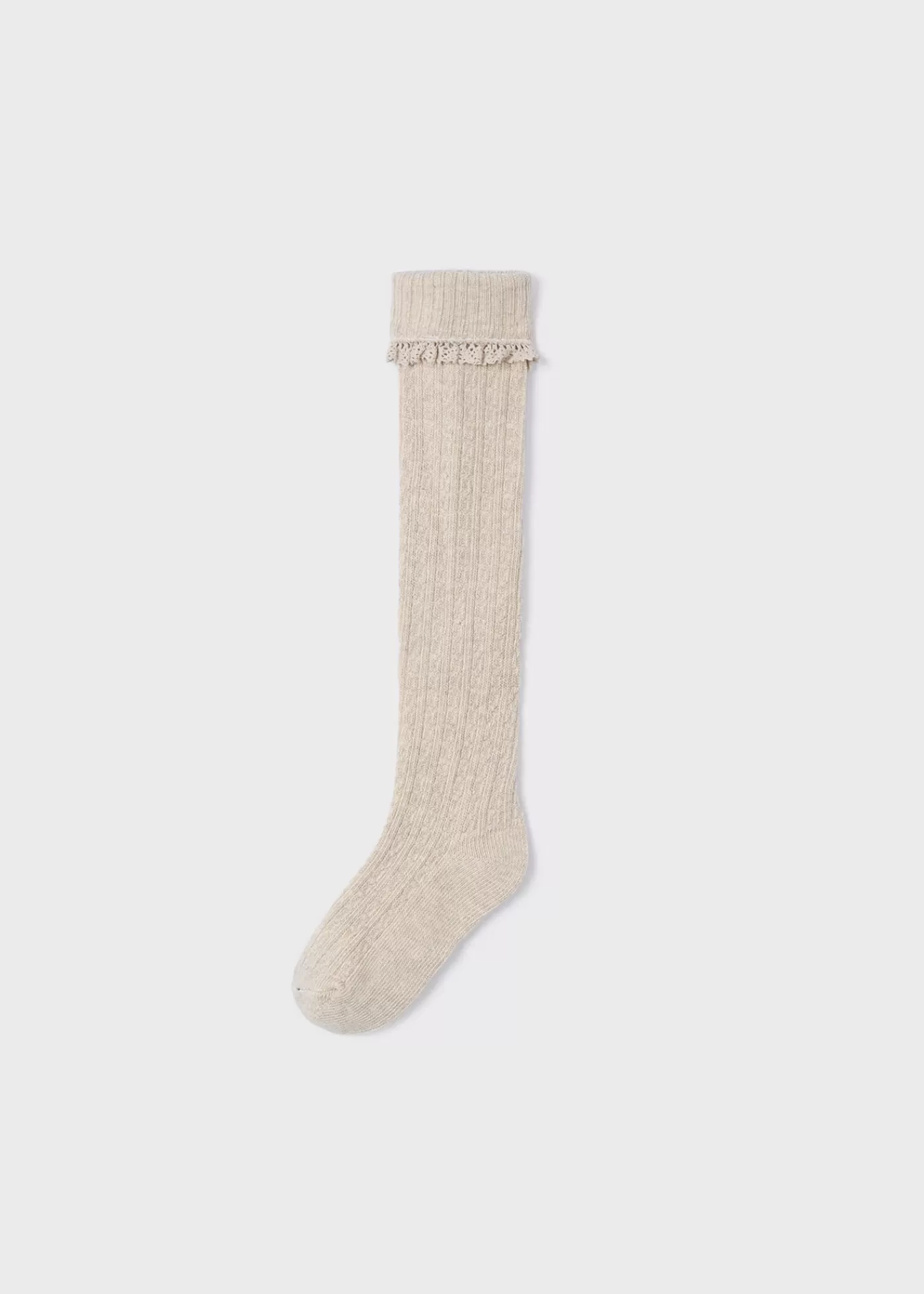 Mayoral Girl Long Socks Sand Best Sale