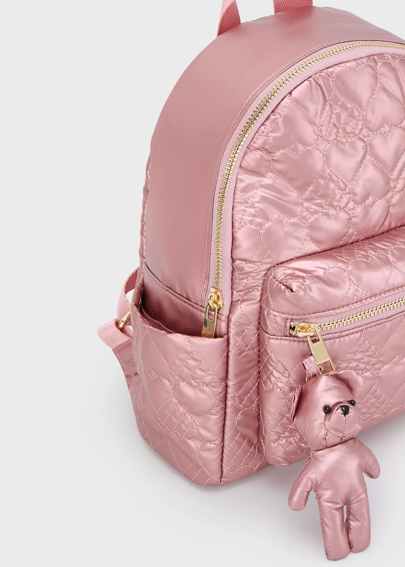 Mayoral Girl Metallic Padded Backpack Rosy Sale