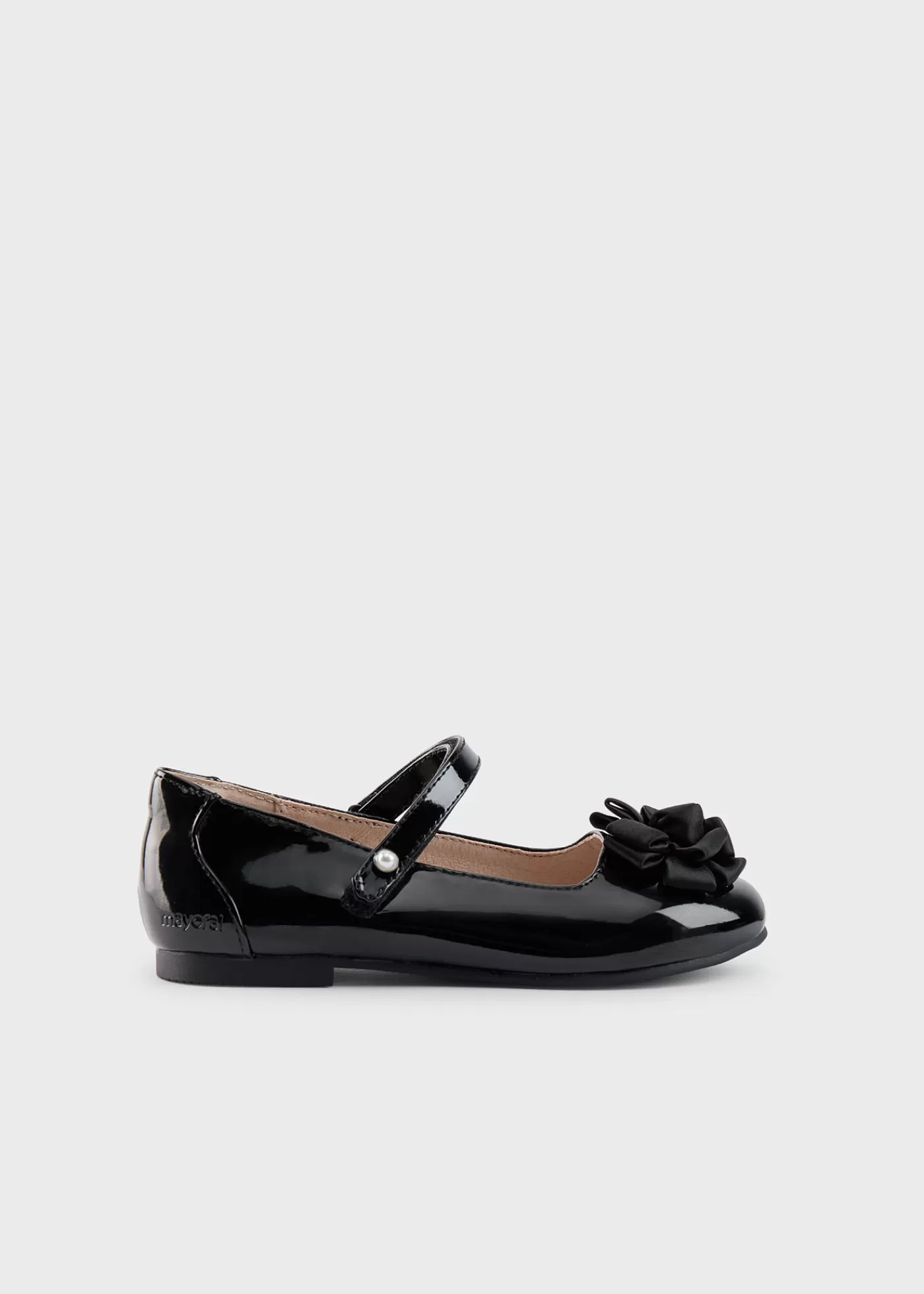 Mayoral Girl Patent Leather Flower Mary Janes Black Online