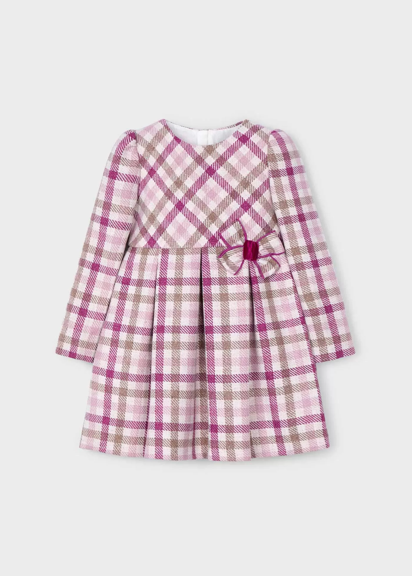 Mayoral Girl Plaid Dress Rosy Best