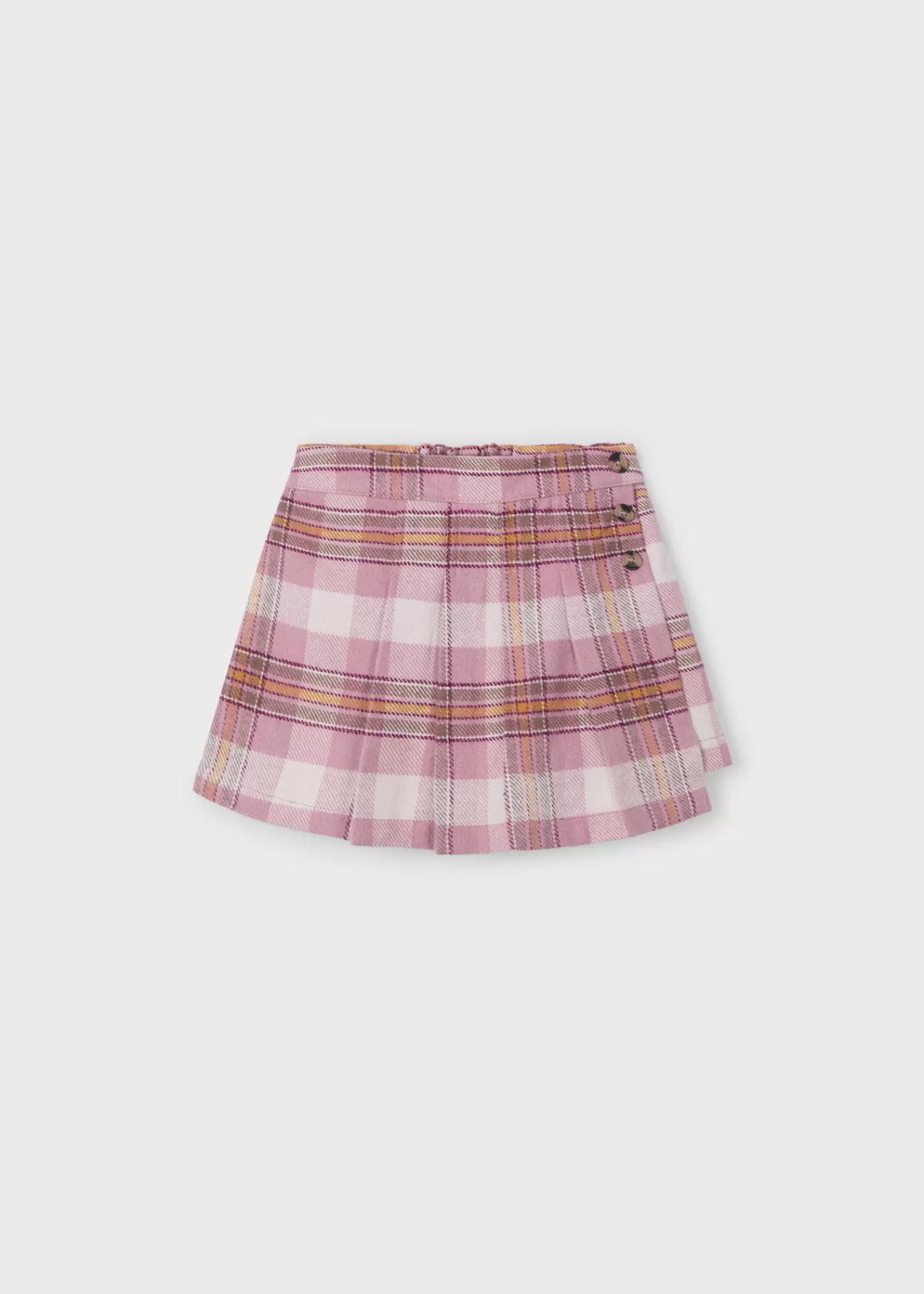 Mayoral Girl Plaid Skort Rosy New