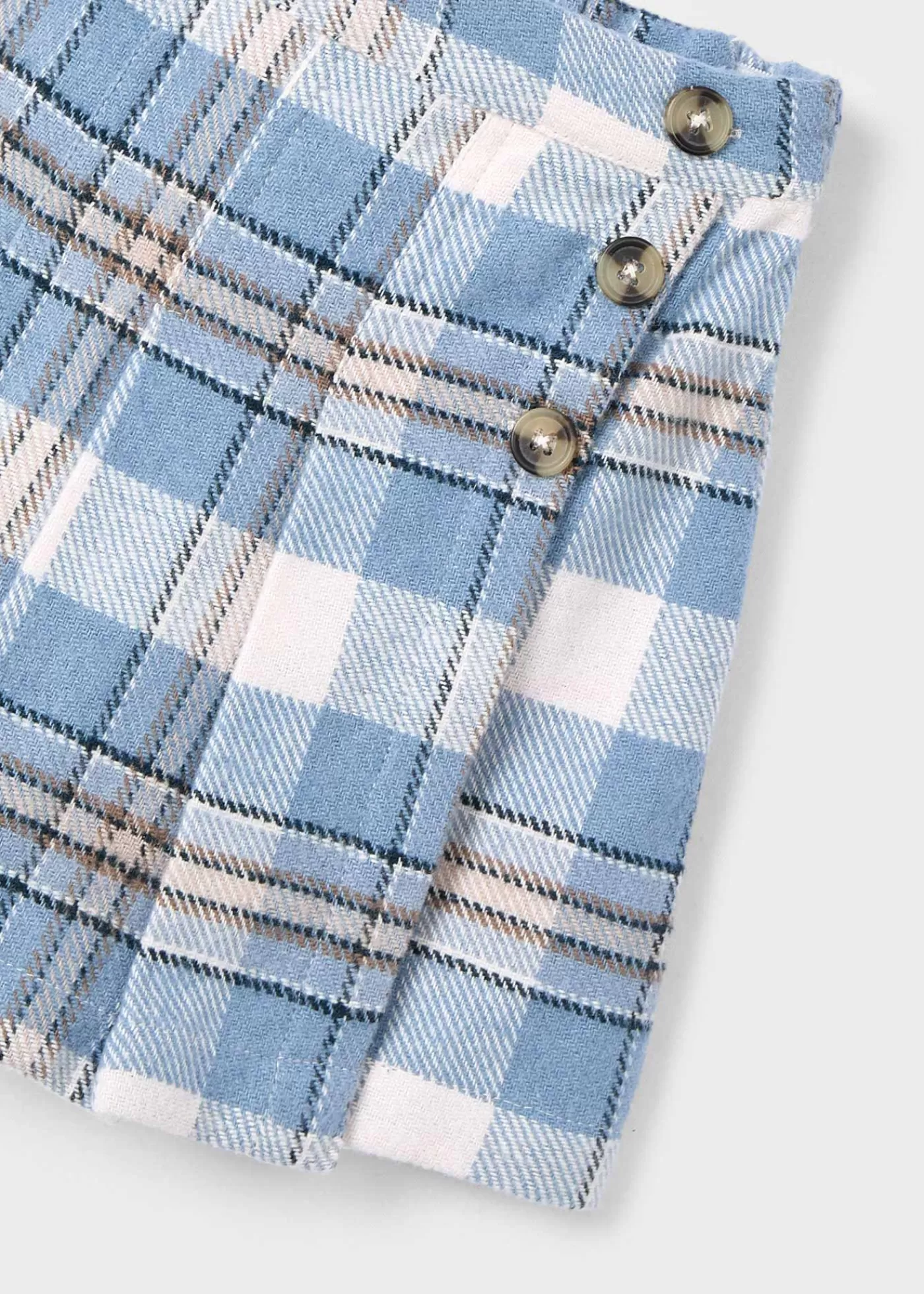 Mayoral Girl Plaid Skort Skyblue Sale