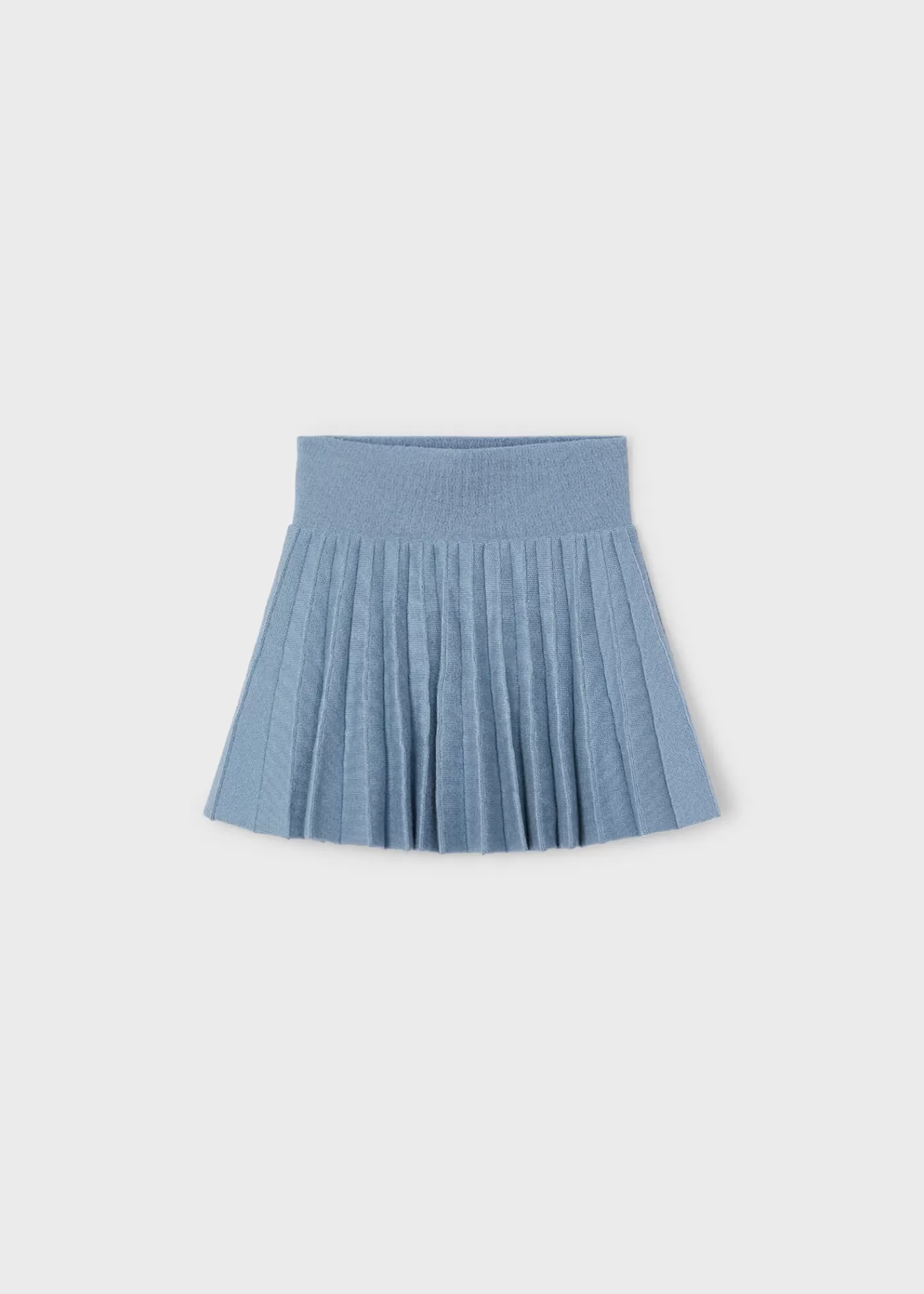 Mayoral Girl Pleated Knit Skirt Skyblue Best