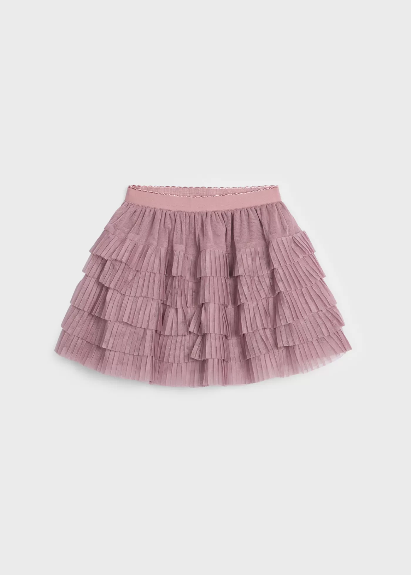 Mayoral Girl Pleated Tulle Skirt Rosy Flash Sale