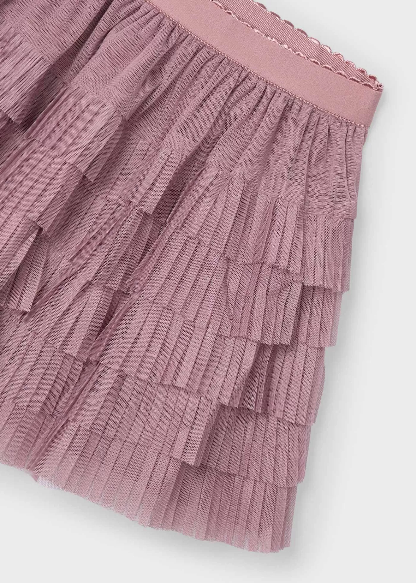 Mayoral Girl Pleated Tulle Skirt Rosy Flash Sale