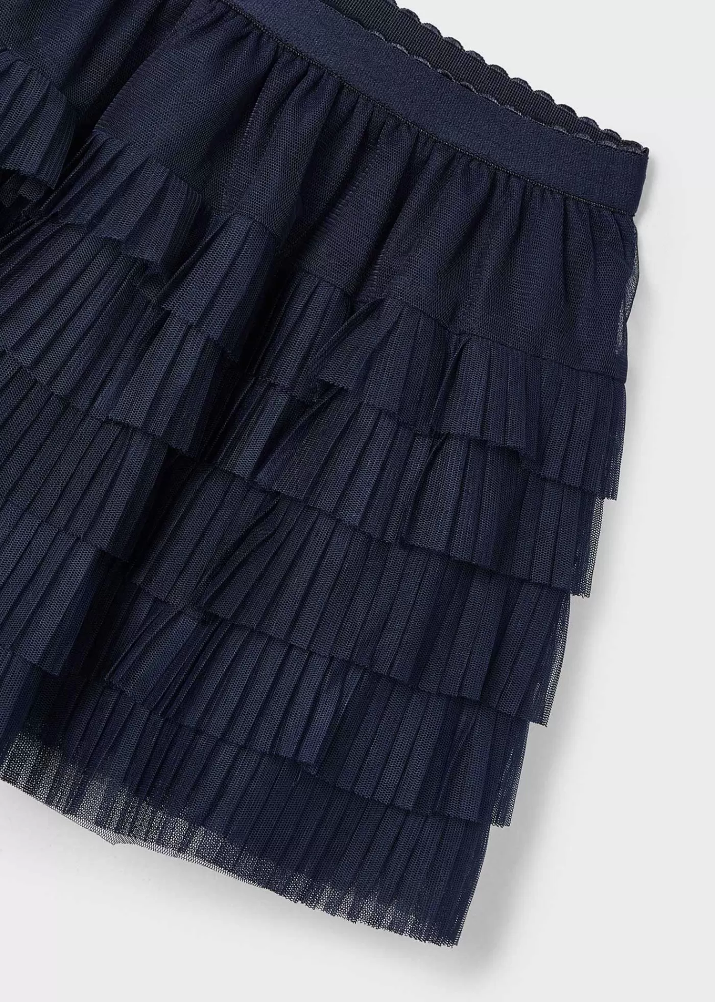 Mayoral Girl Pleated Tulle Skirt Navyblue Store