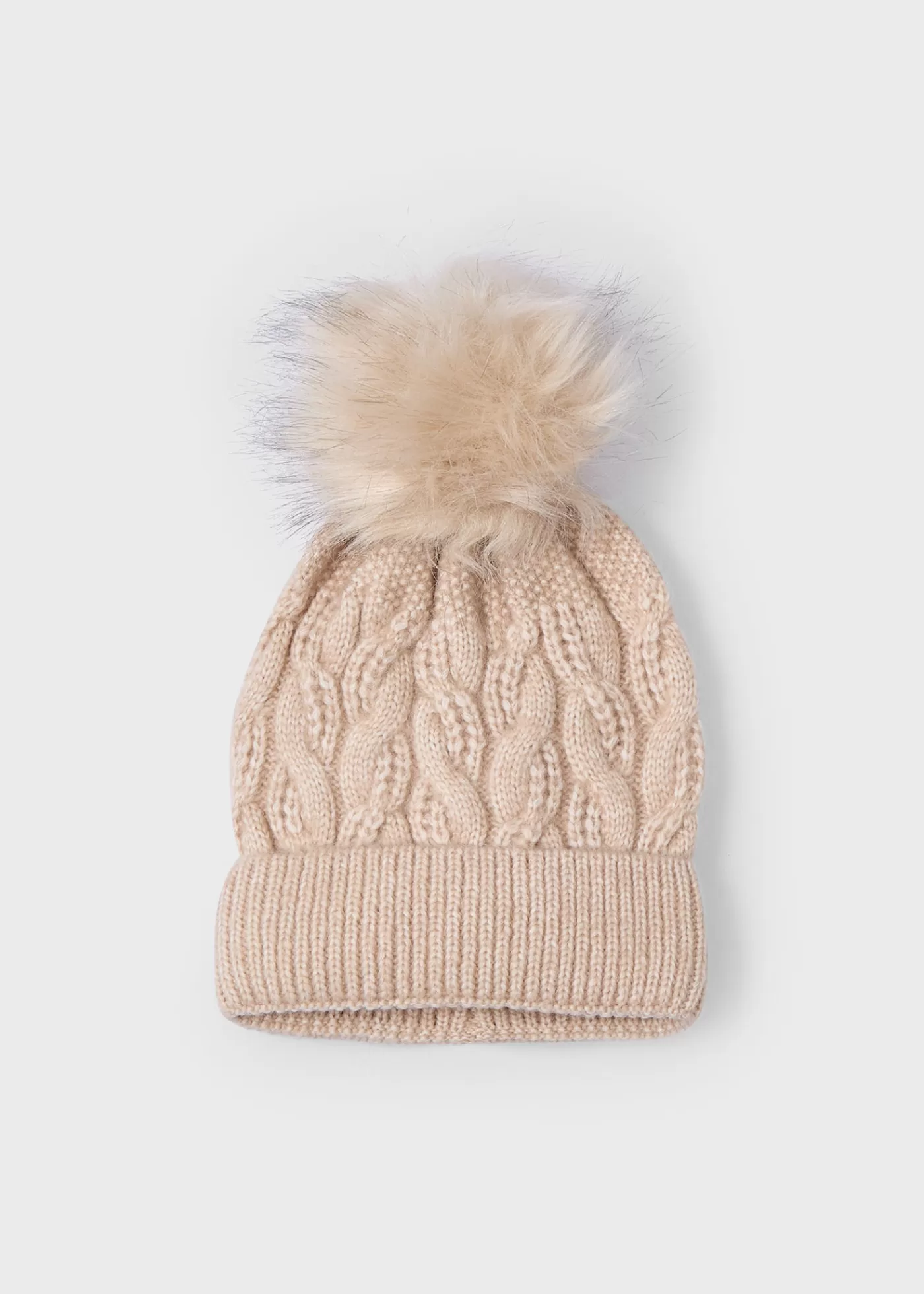 Mayoral Girl Pom Pom Hat Sand Store