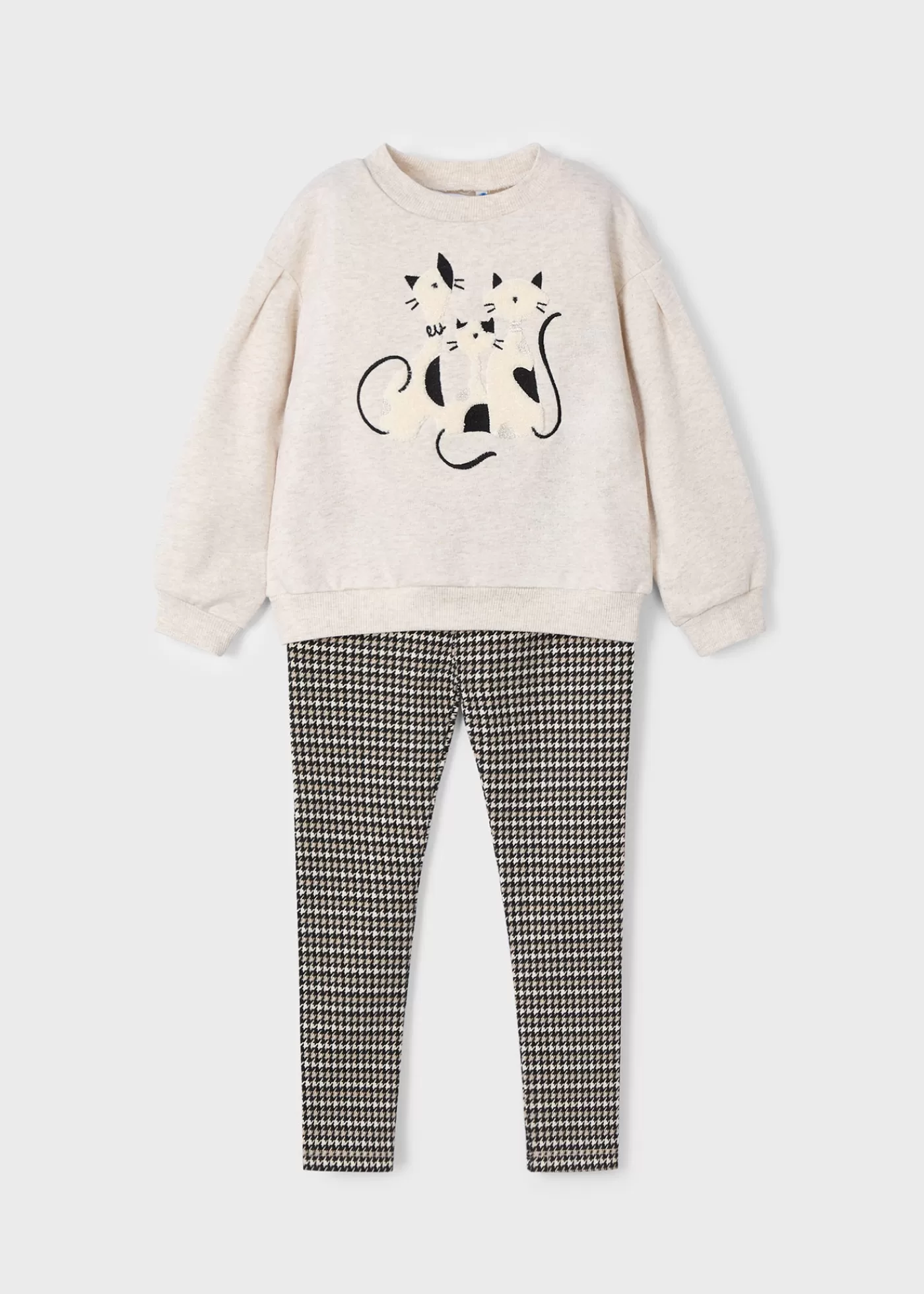 Mayoral Girl Print Sweatshirt and Leggings Set Stone Store