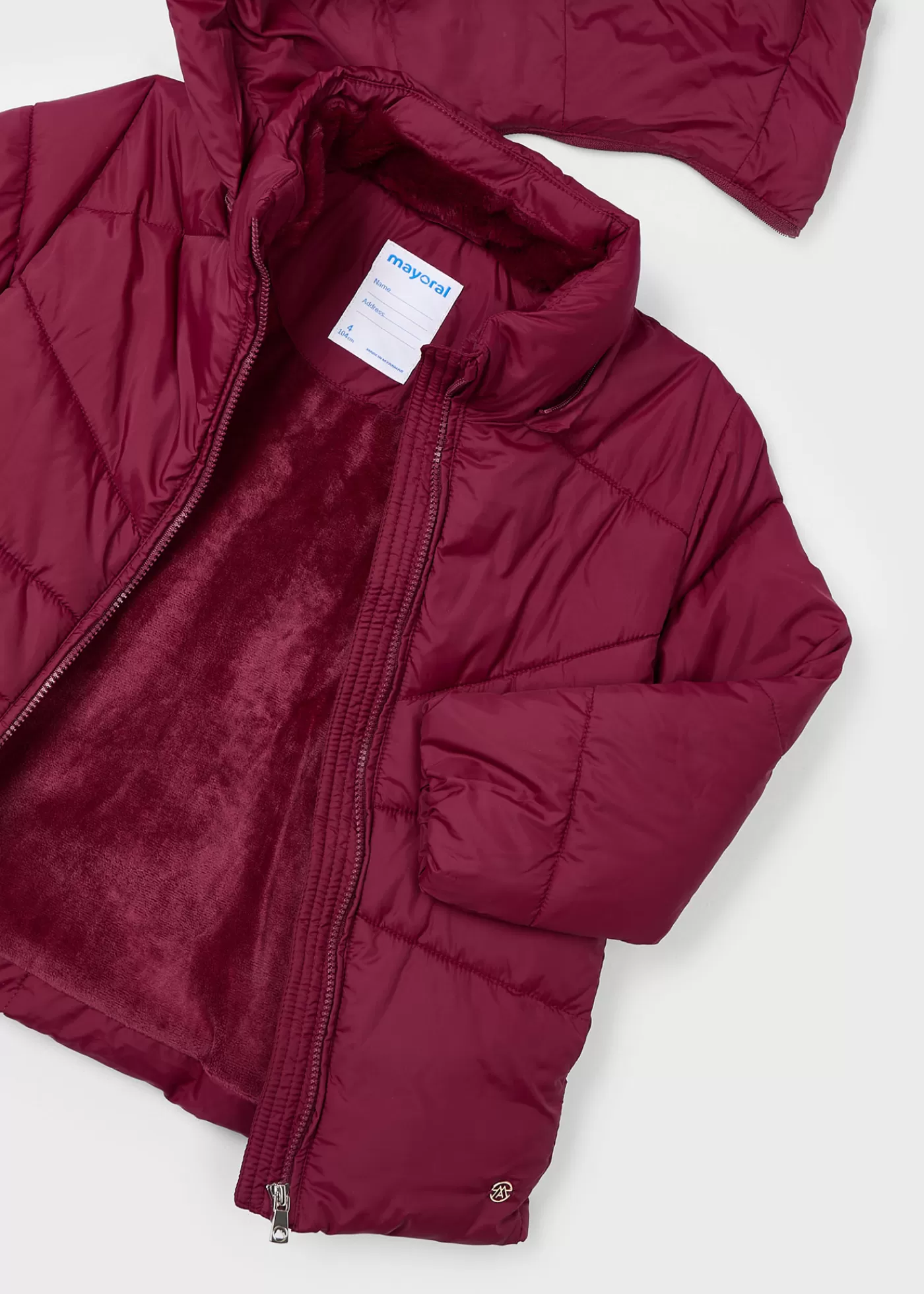 Mayoral Girl Puffer Jacket Cherry Clearance