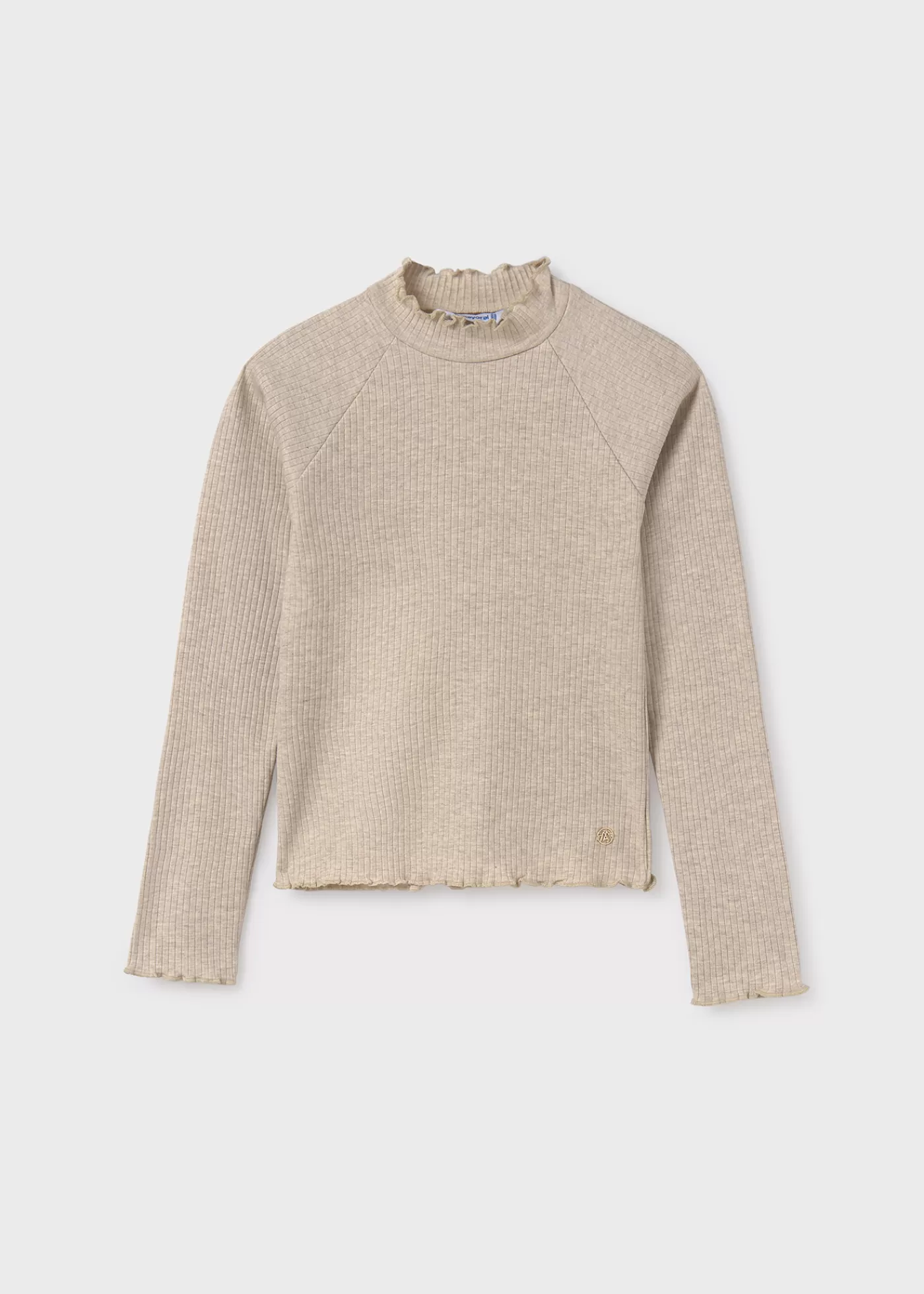 Mayoral Girl Ribbed Turtleneck Stone Online