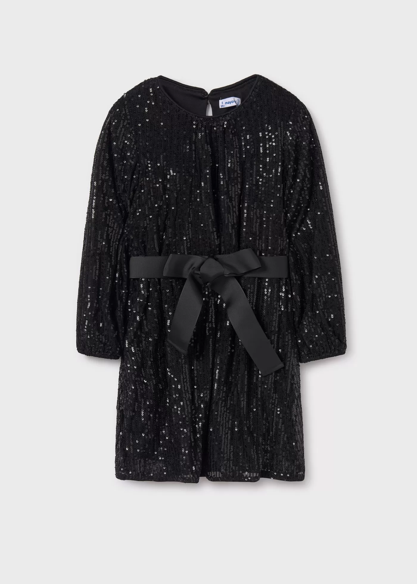 Mayoral Girl Sequin Dress Black Flash Sale