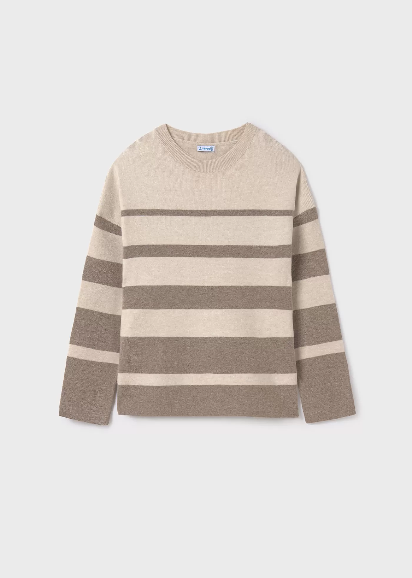 Mayoral Girl Striped Sweater Molemelange Cheap