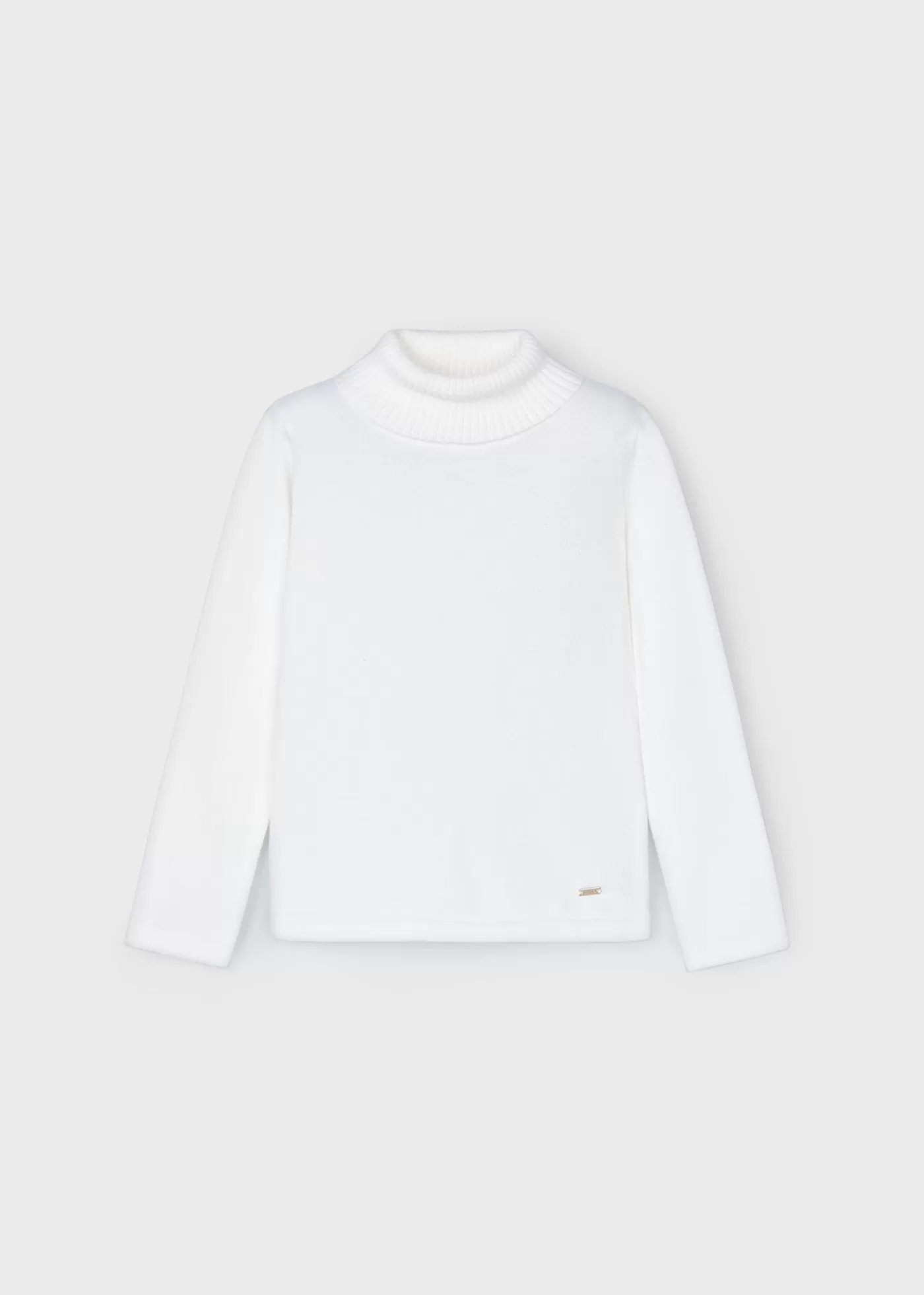 Mayoral Girl Turtleneck Sweater Offwhite Discount