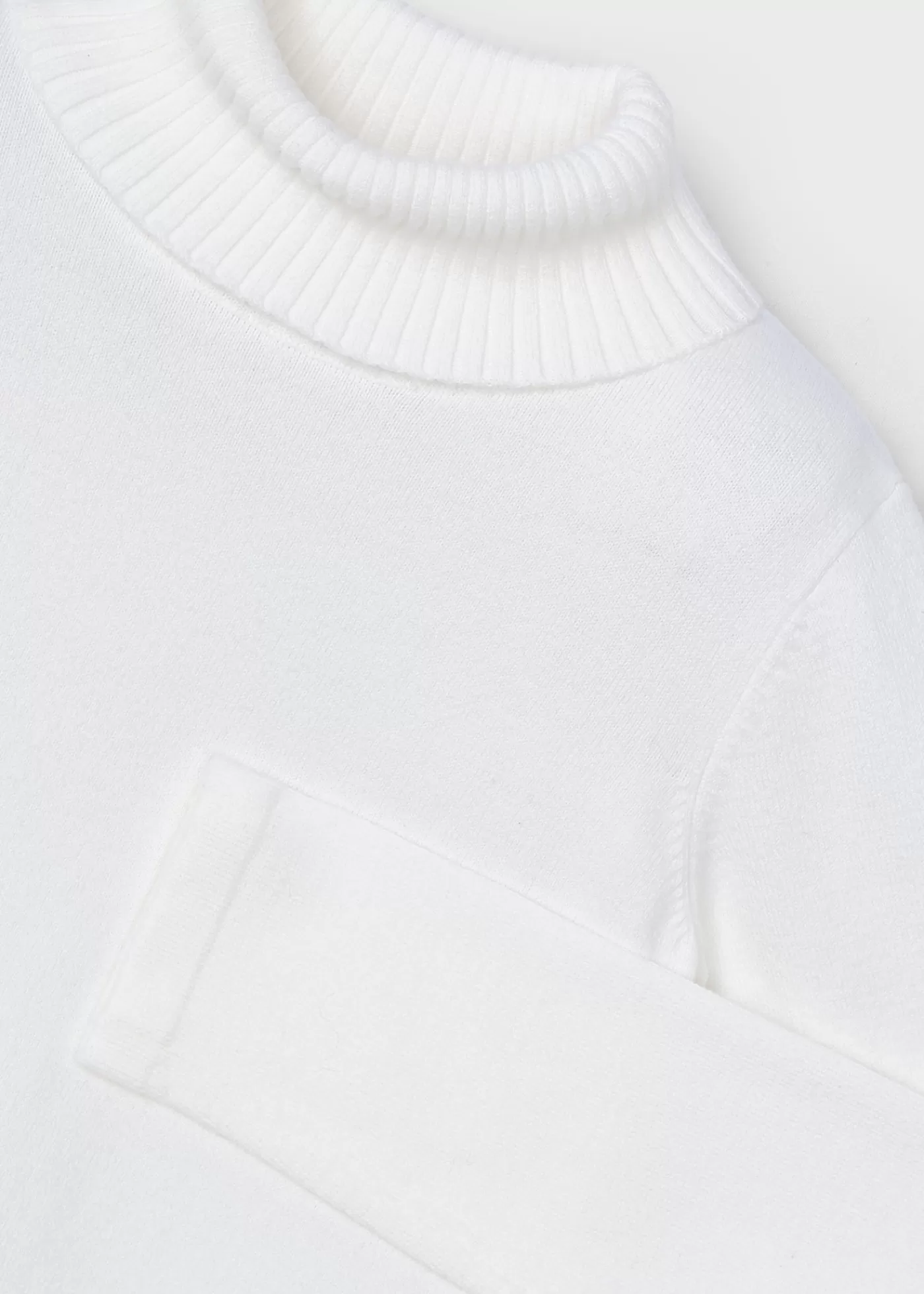 Mayoral Girl Turtleneck Sweater Offwhite Discount