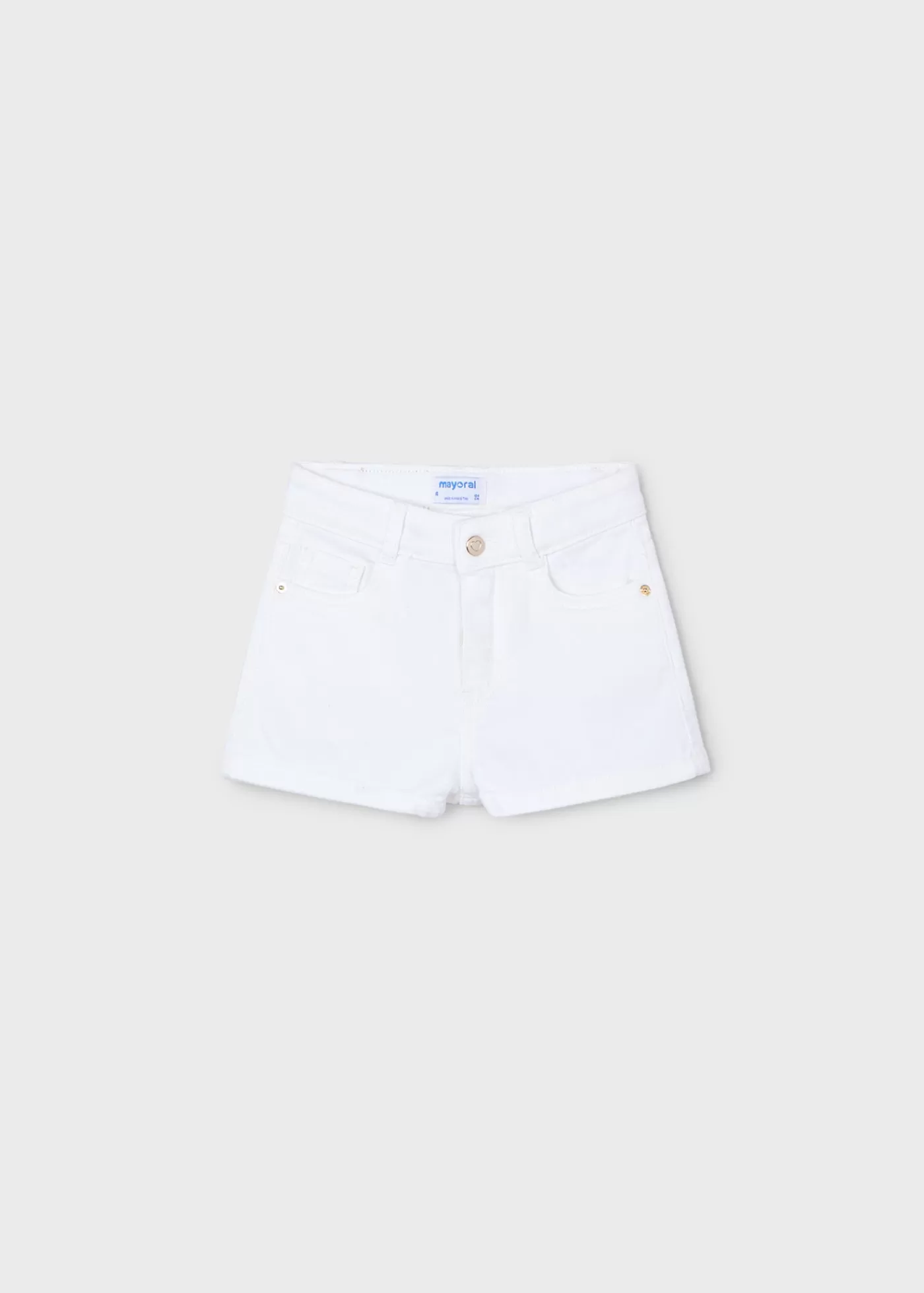 Mayoral Girl Twill Shorts Offwhite Cheap