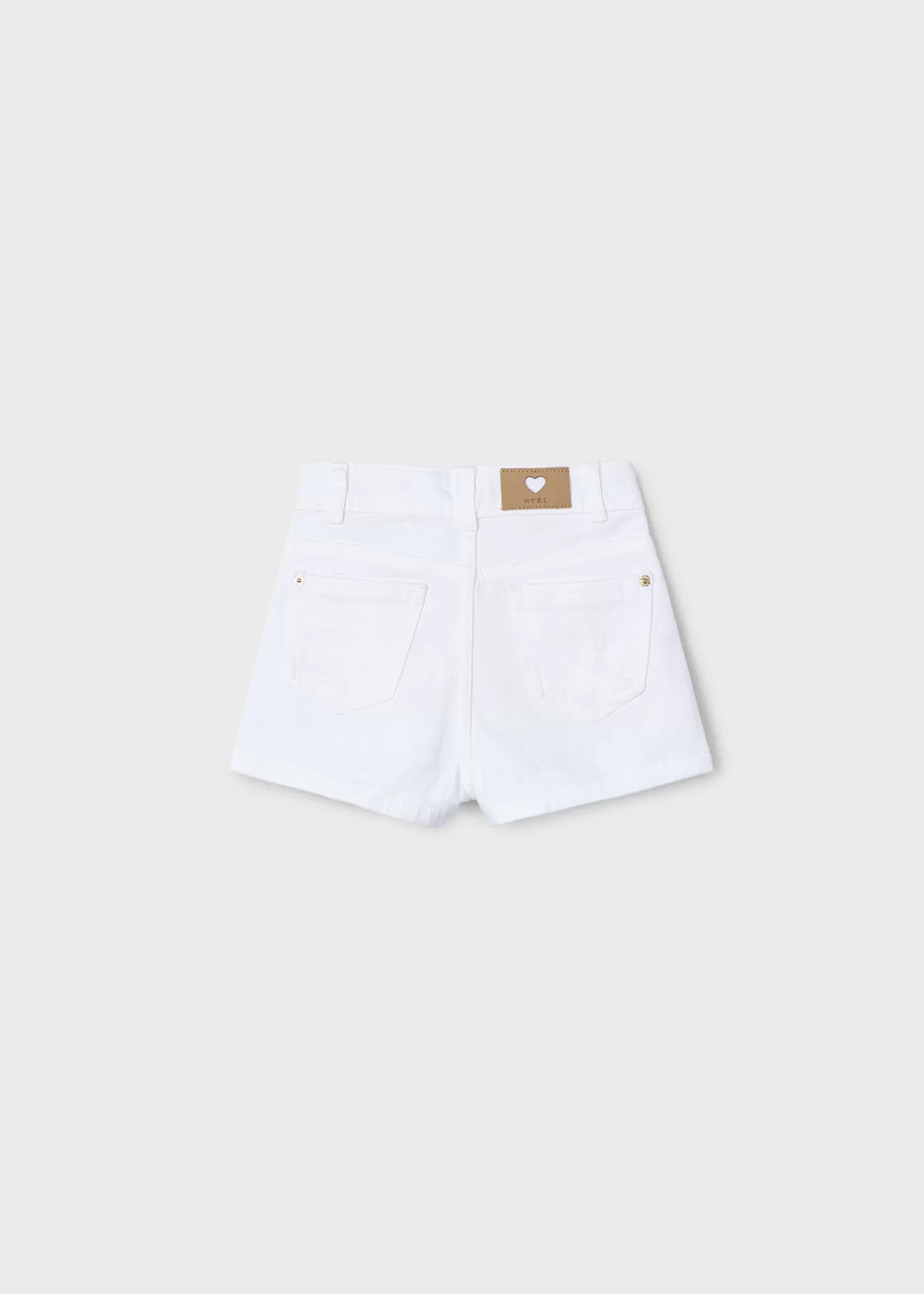 Mayoral Girl Twill Shorts Offwhite Cheap